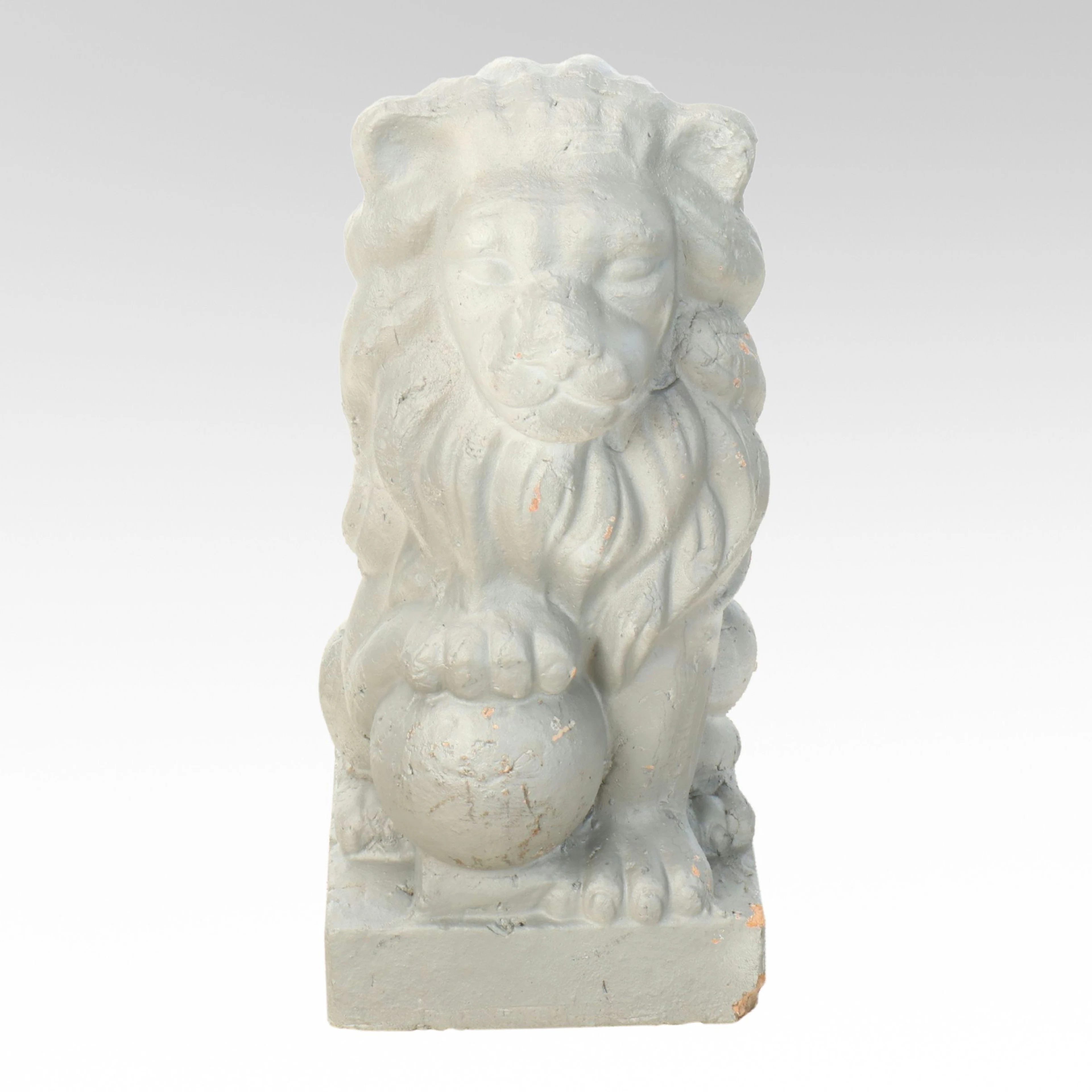 Glazed Terracotta Lion Garden Statue