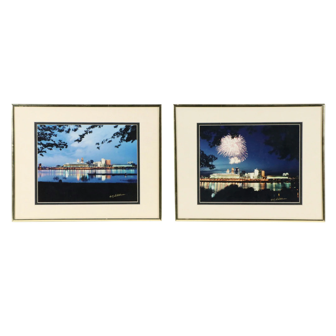 Chromogenic Photographs After W. F. Schildman of Cincinnati Skyline
