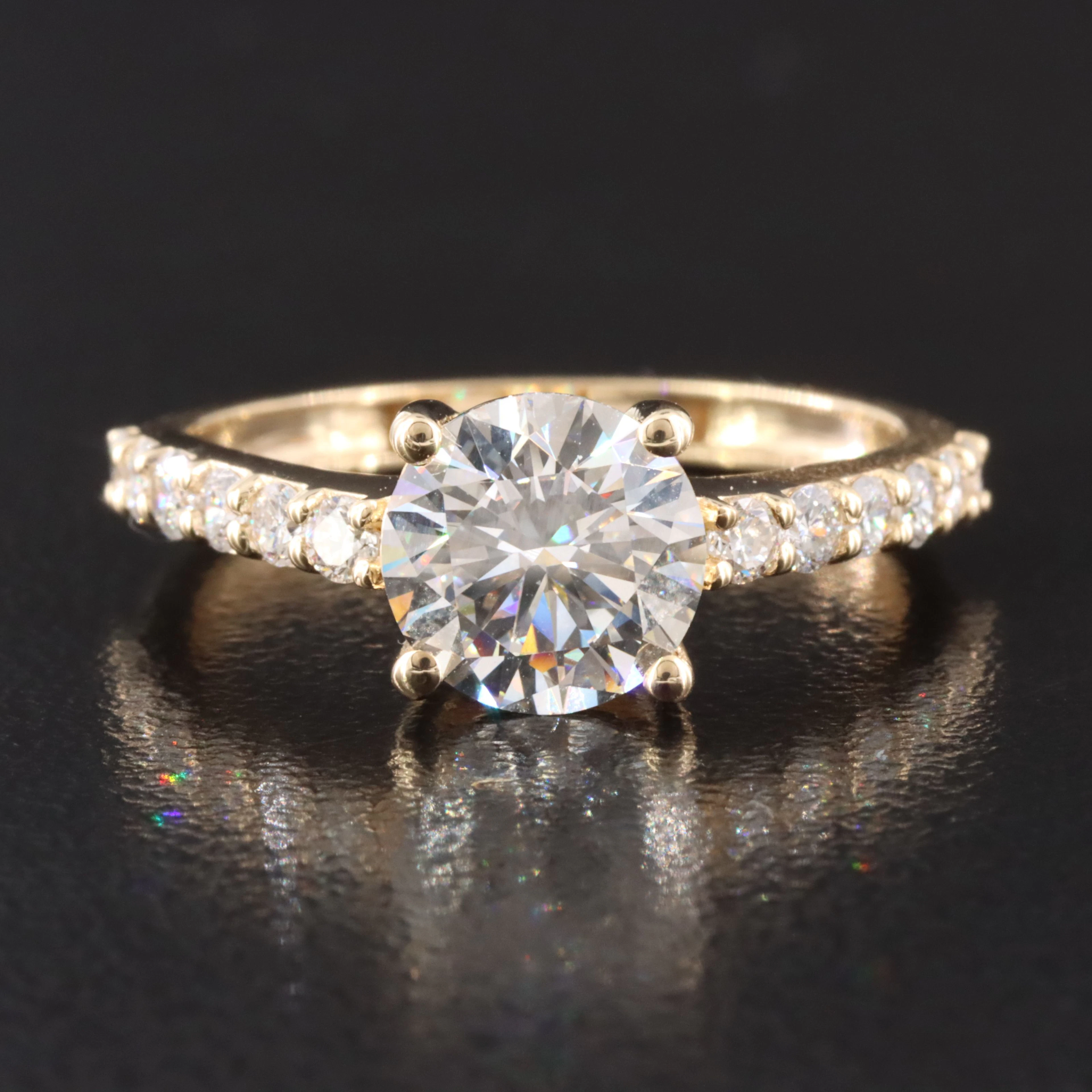 14K 1.83 CTW Lab Grown Diamond Ring with IGI Report