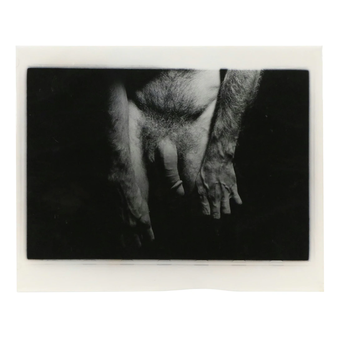 Carlos Cobo Silver Gelatin Print of Standing Male Nude, 1979