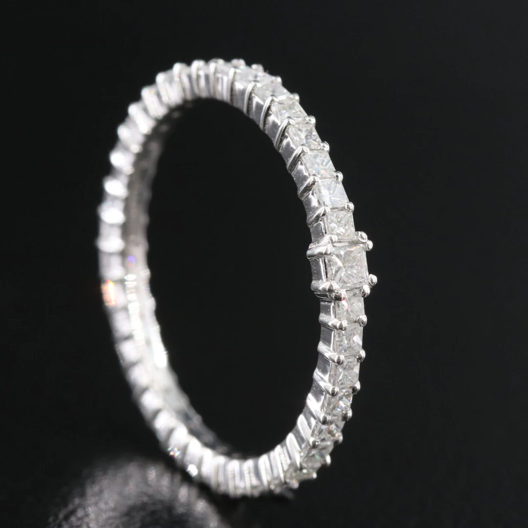 14K 0.73 CTW Diamond Eternity Band