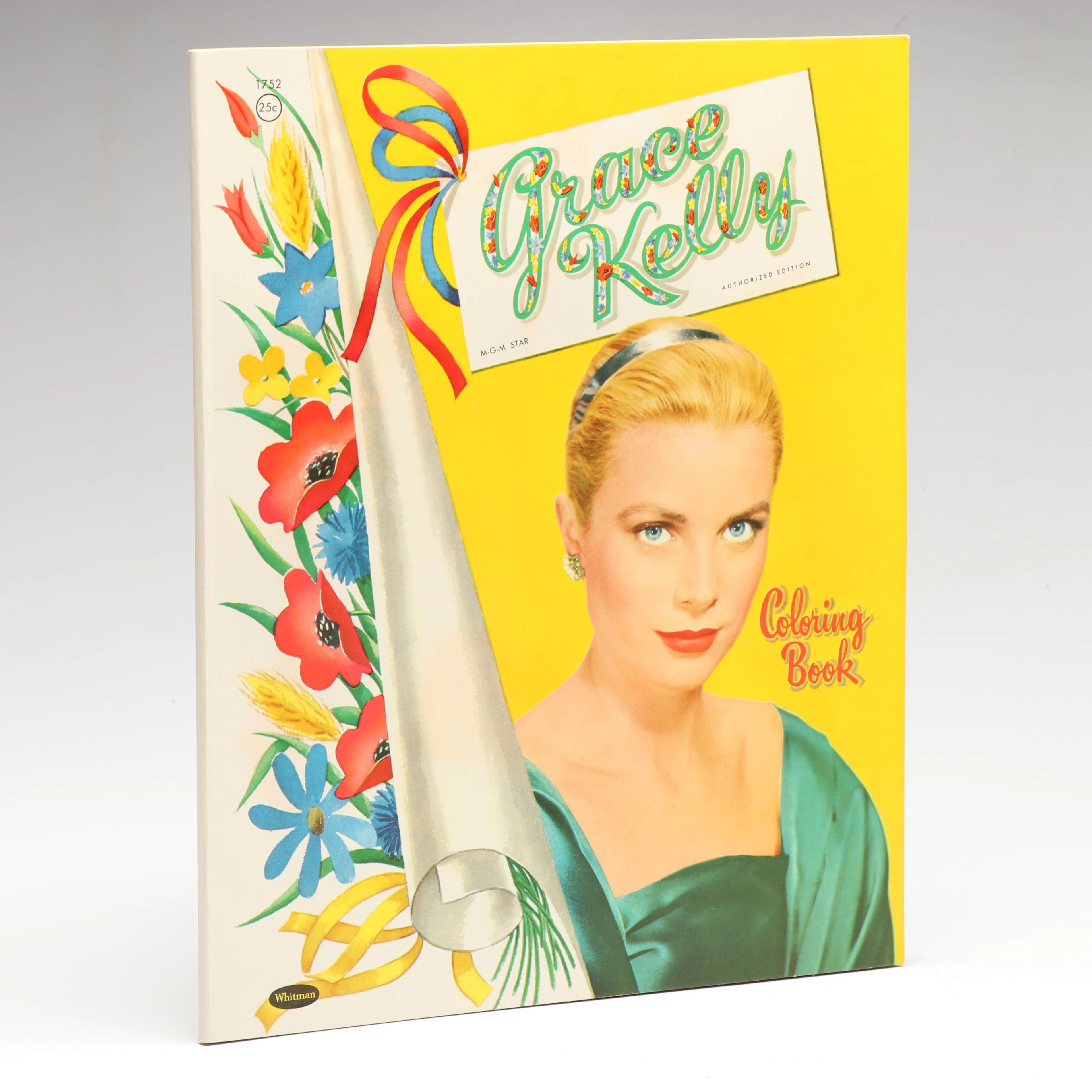 Authorized Edition "Grace Kelly" Coloring Book, 1956