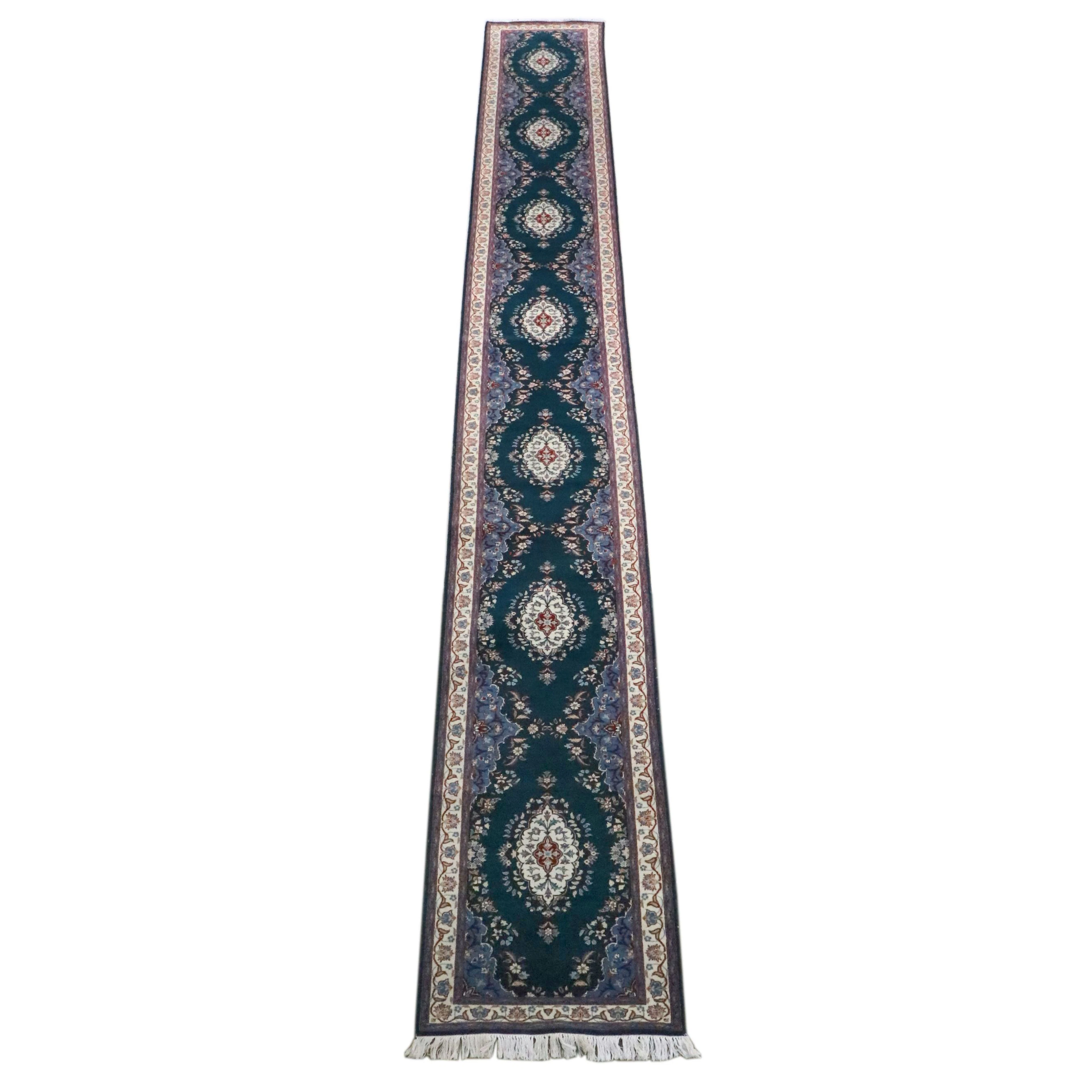 2'6 x 23'3 Hand-Knotted Sino-Persian Tabriz Carpet Runner