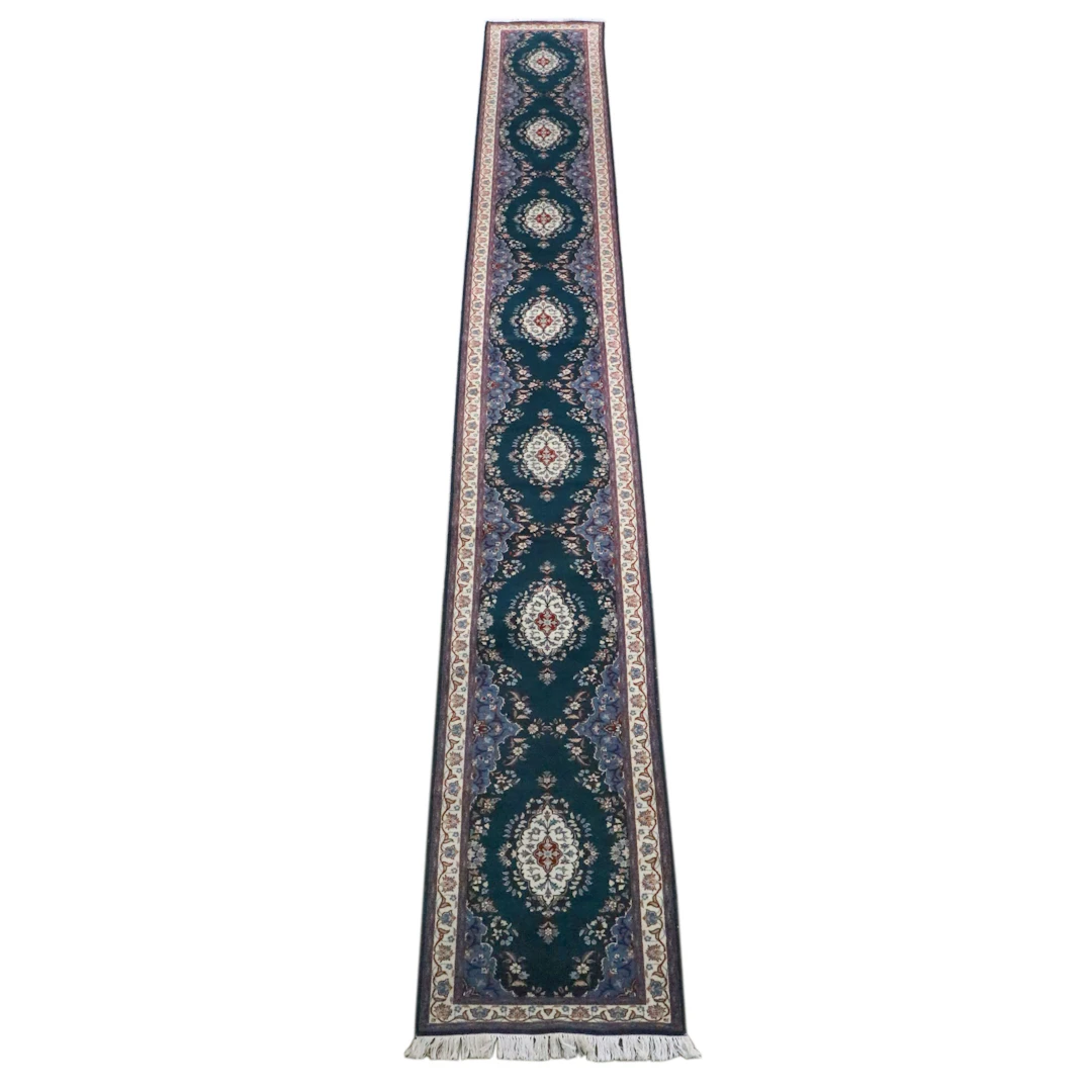 2'6 x 23'3 Hand-Knotted Sino-Persian Tabriz Carpet Runner