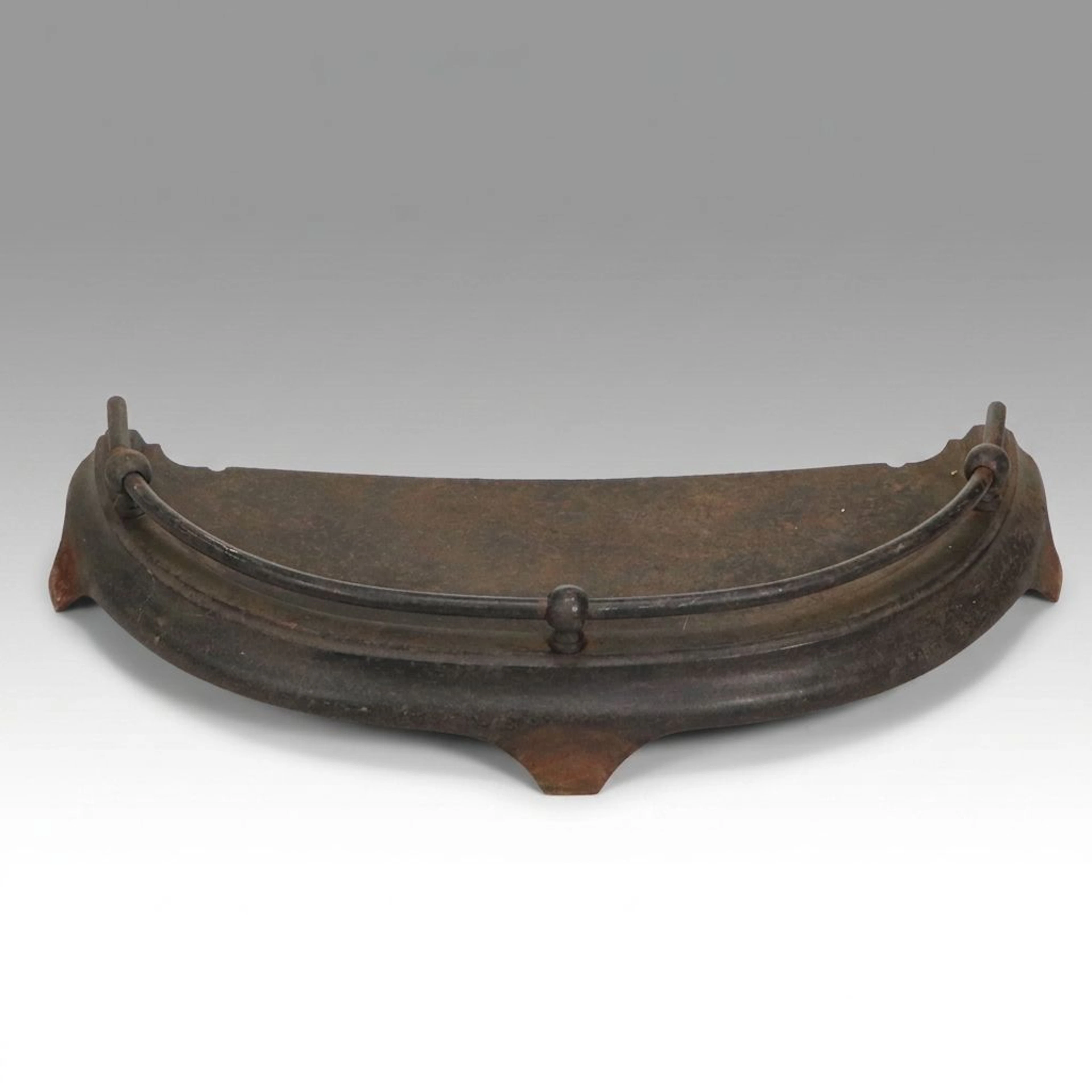 Cast Iron Half Moon Fireplace Fender
