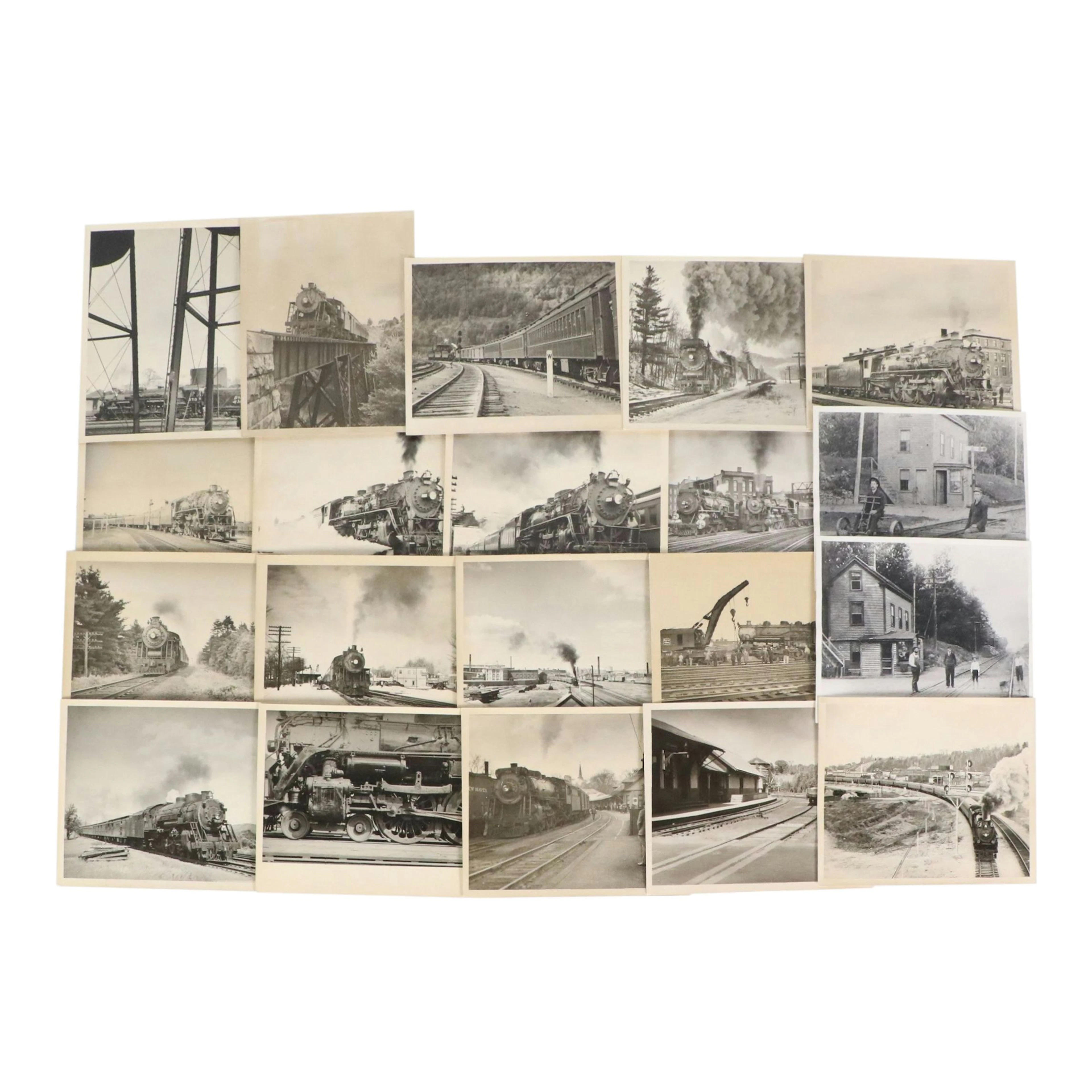 Northeastern American Class I Railroad Silver Gelatin Photographs