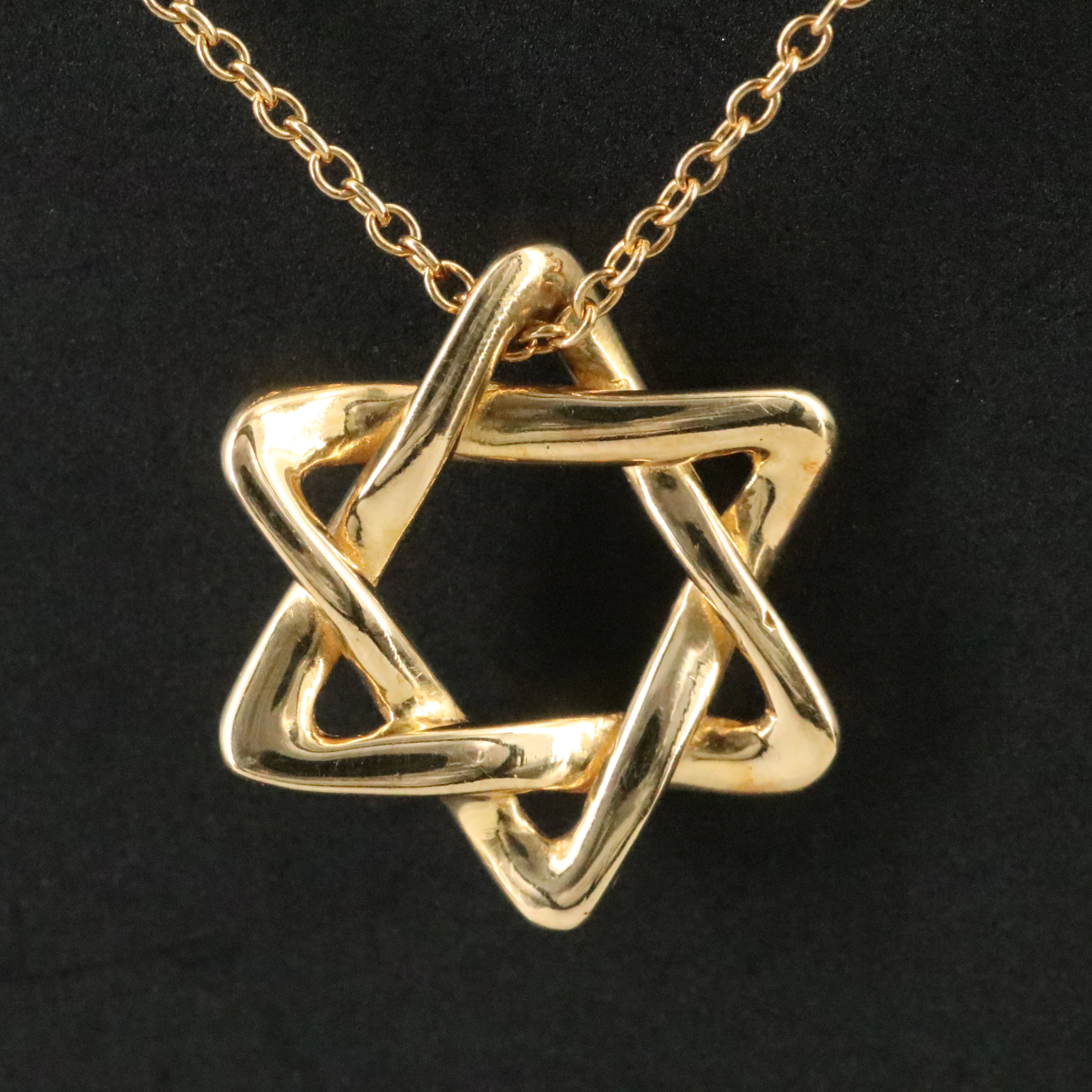 Elsa Peretti for Tiffany & Co. 18K Star of David Necklace
