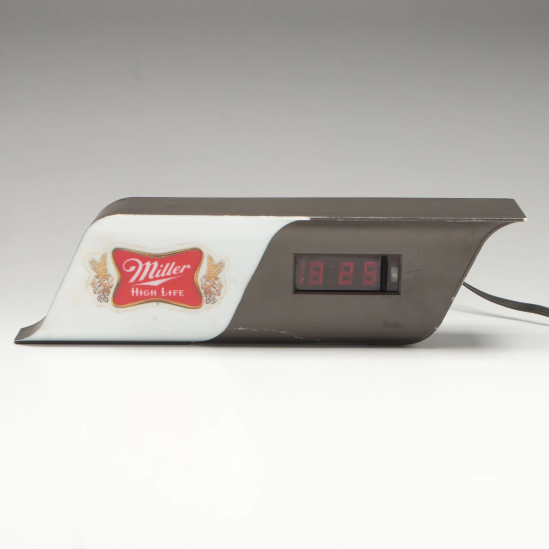 Miller High Life Mantel Clock, Late 20th Century