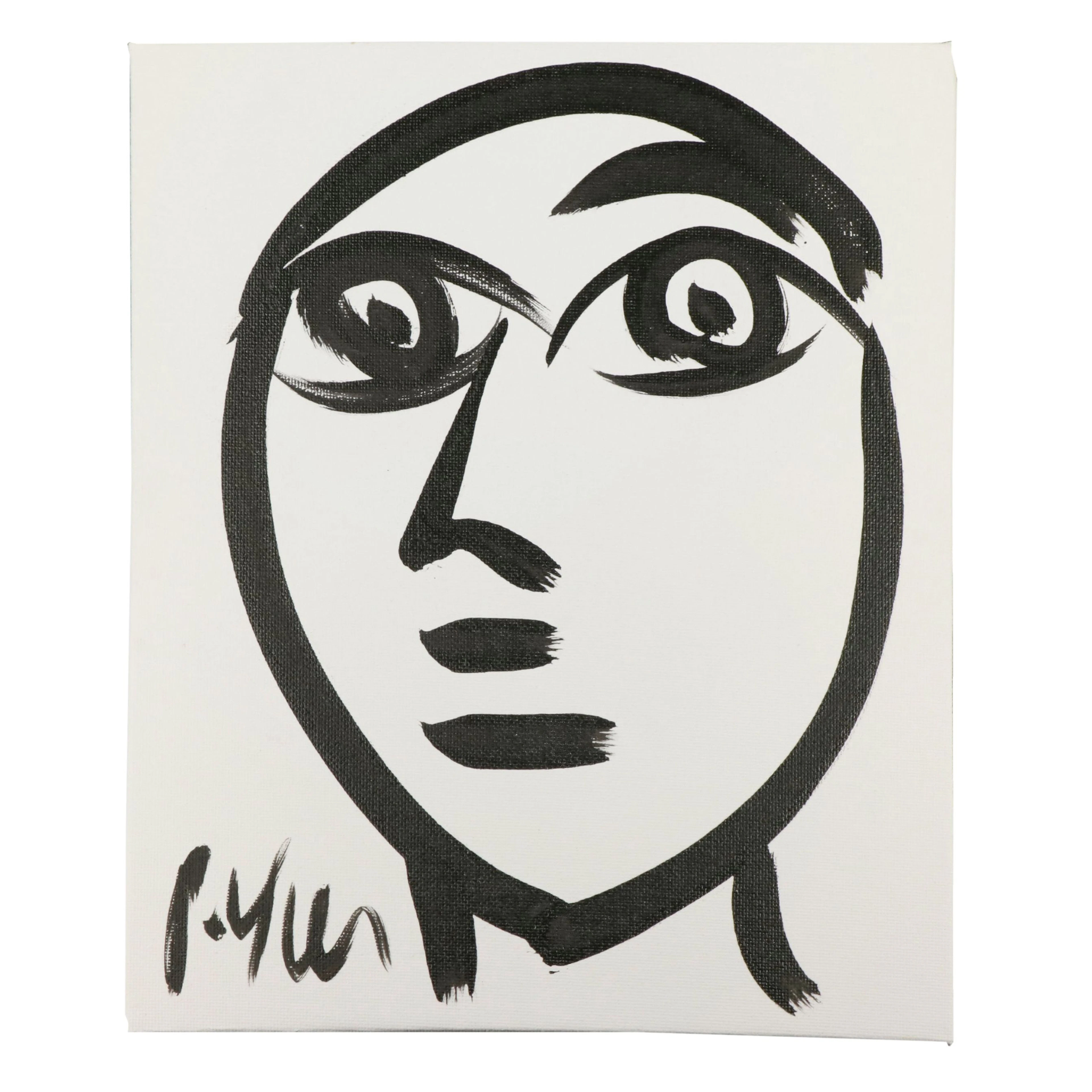 Peter Robert Keil Stylized Acrylic Portrait
