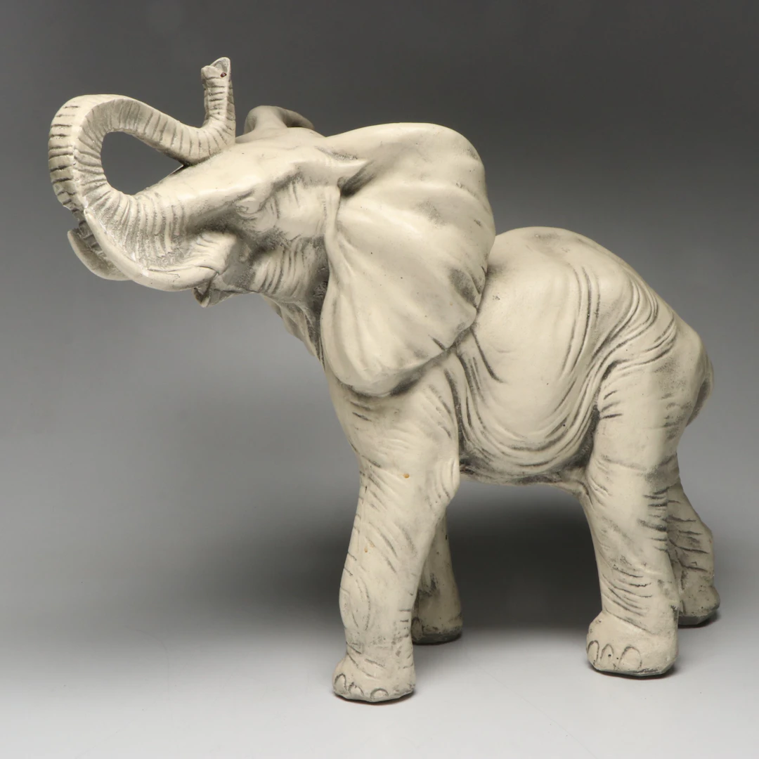 Italian Style Composite Elephant Statuette