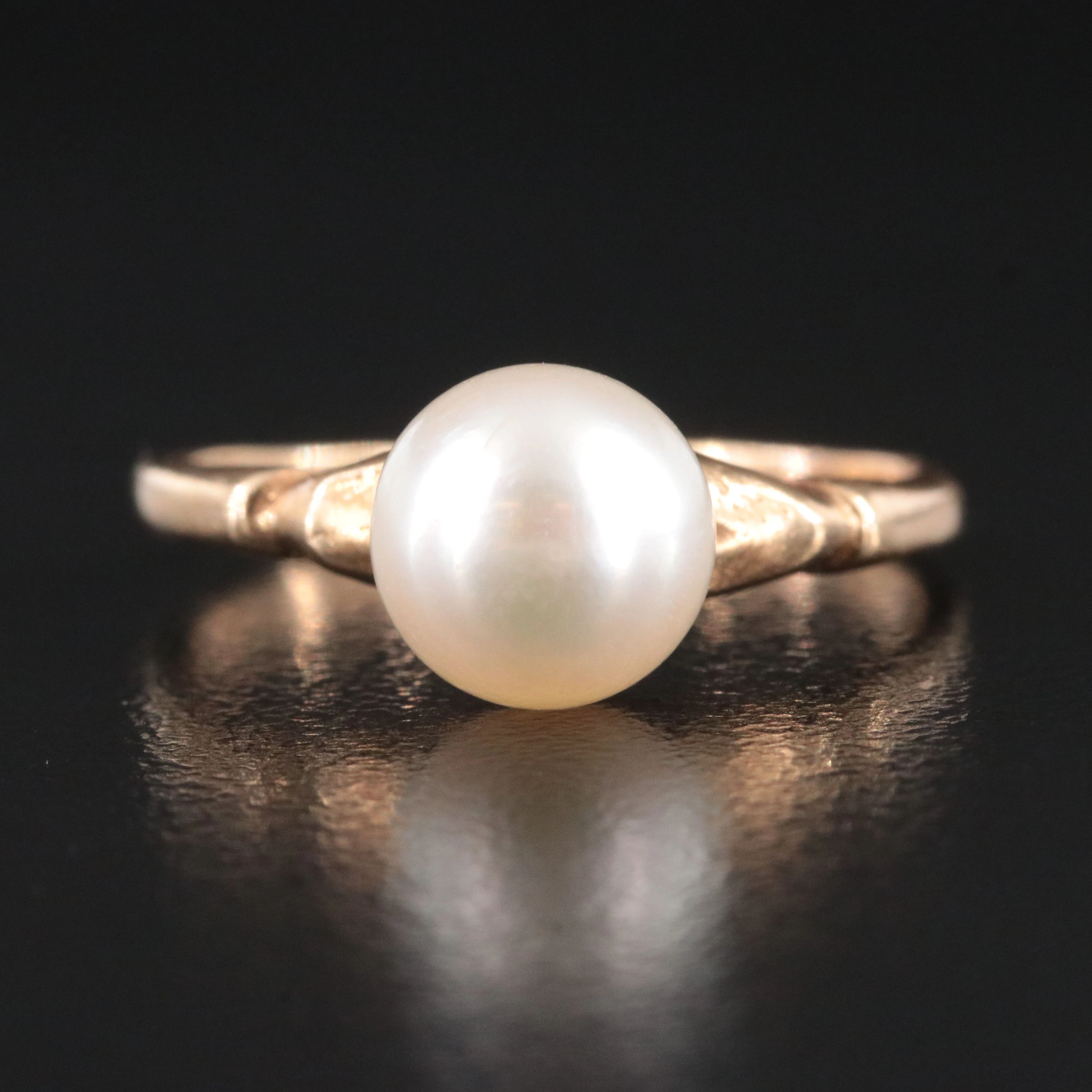 14K Pearl Ring