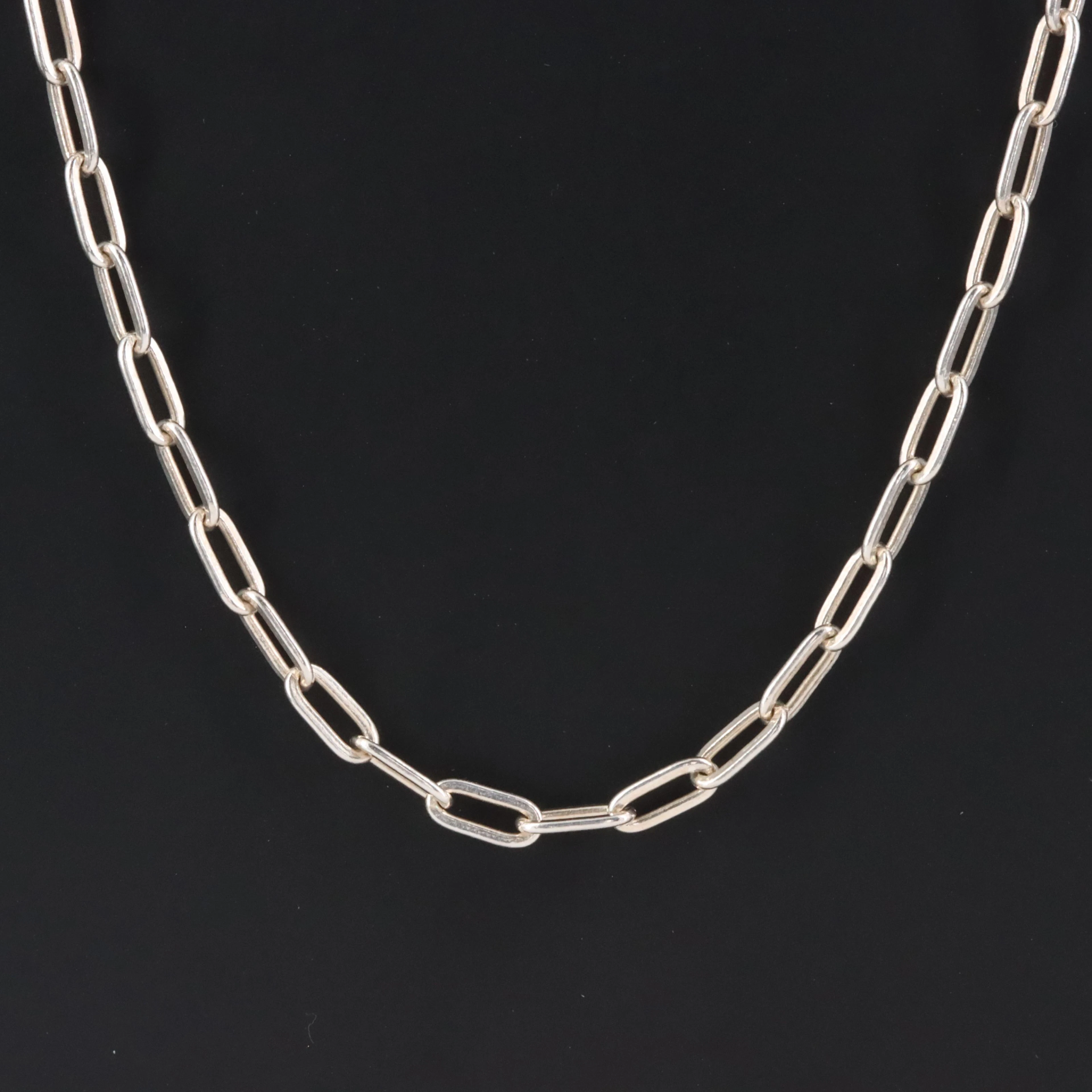 Italian Sterling Cable Chain Necklace