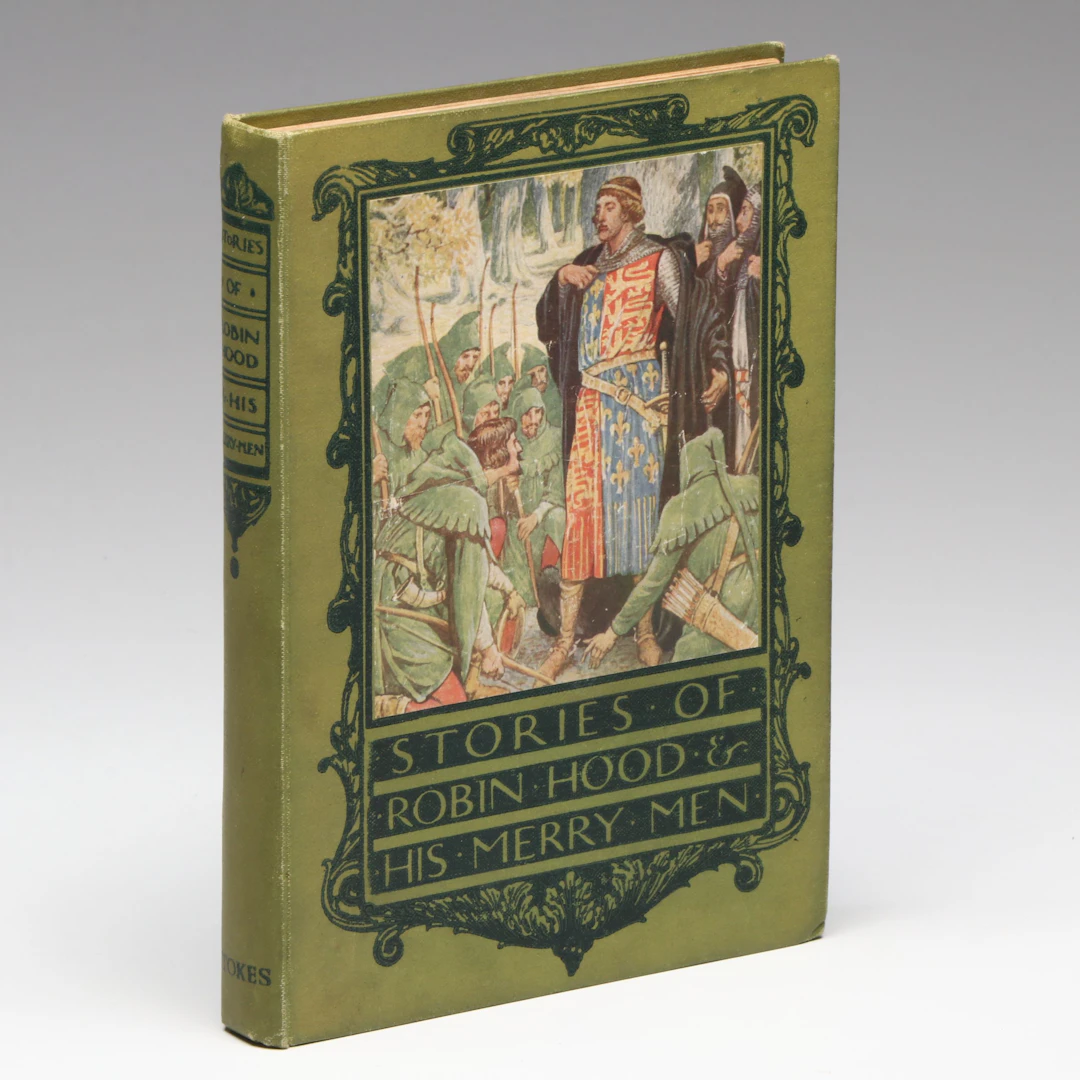 Walter Crane Illustrated "Robin Hood and His Merry Men" by Henry Gilbert
