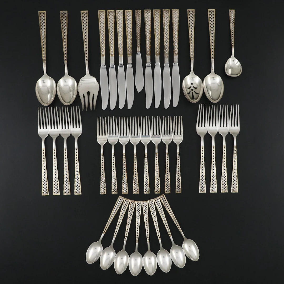 International Silver "Golden Tradewinds" Sterling Silver Flatware