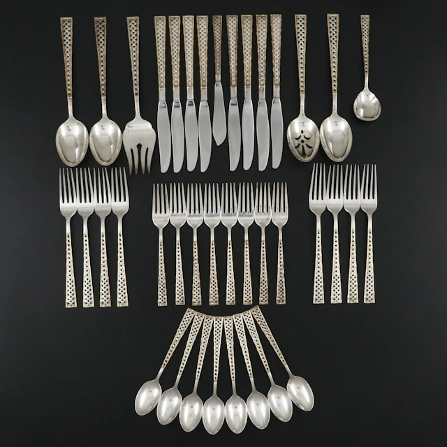 International Silver "Golden Tradewinds" Sterling Silver Flatware