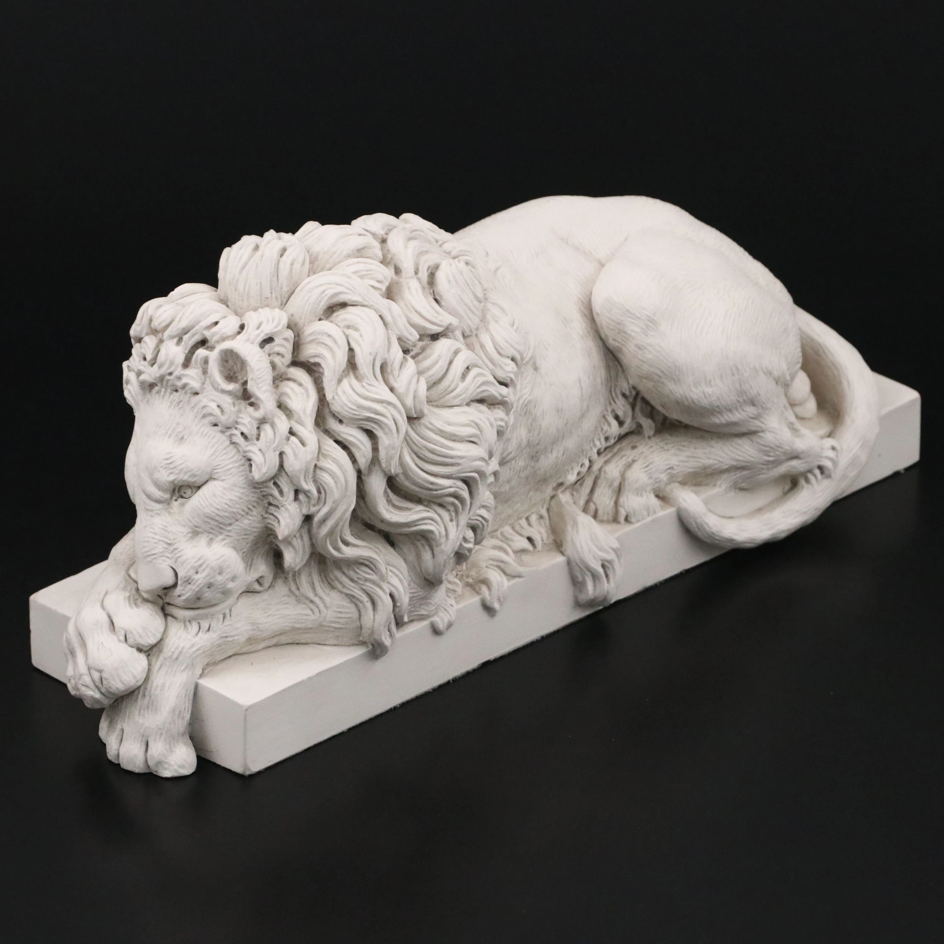 The Revival Art Company "Canova Lion" Composite Sculpture