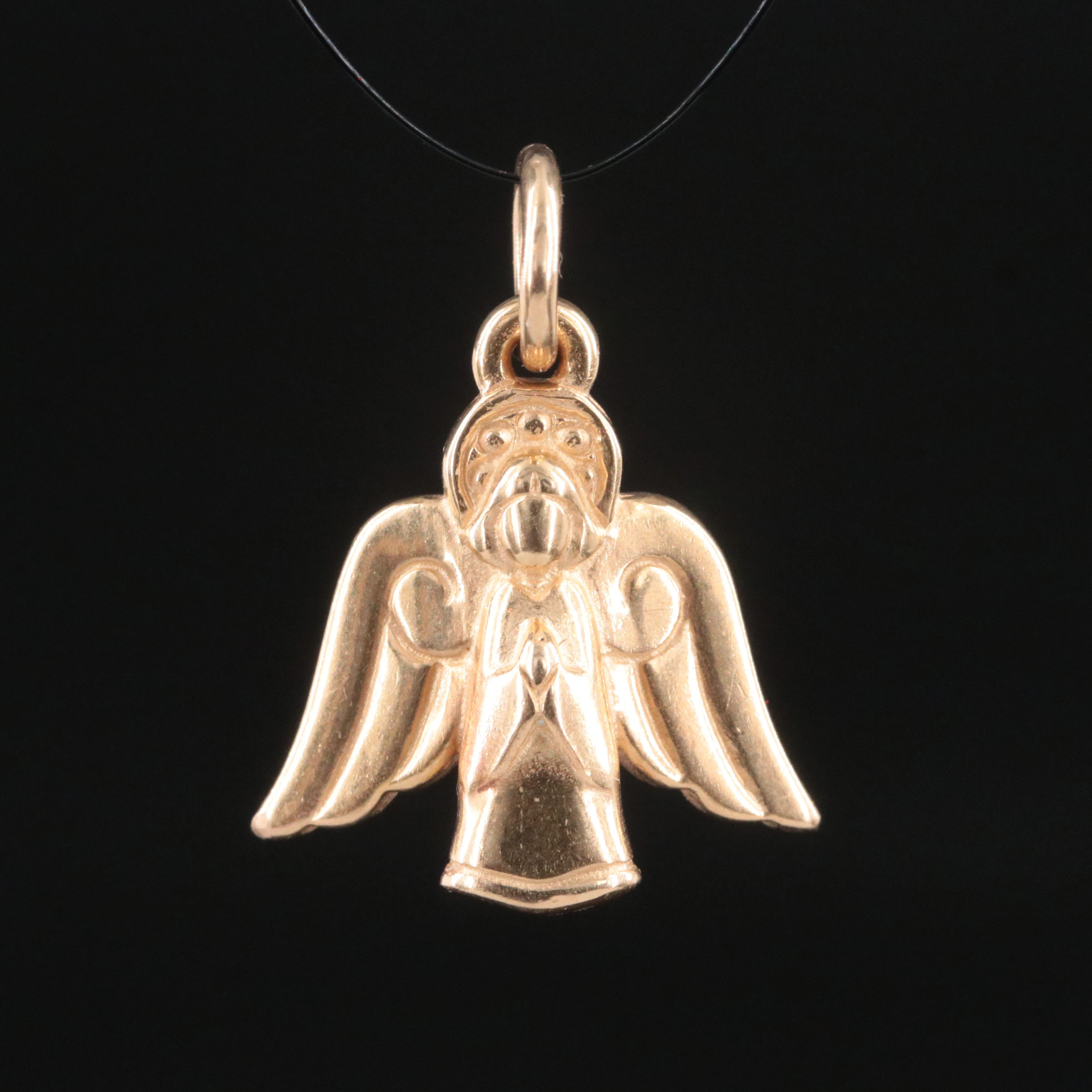 James Avery 14K Angel Pendant