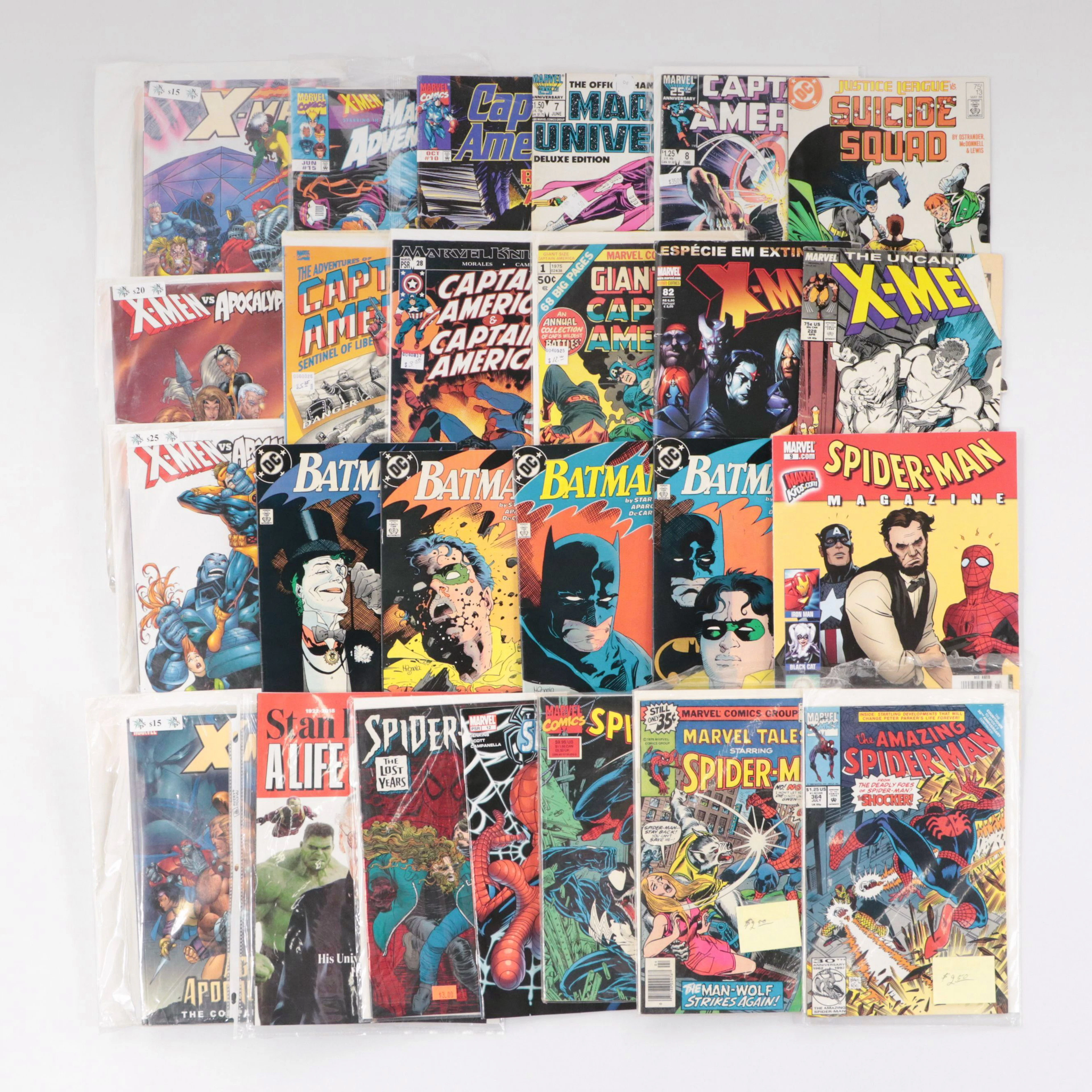 Silver to Modern Age Marvel Comics Including "The Amazing Spider-Man"