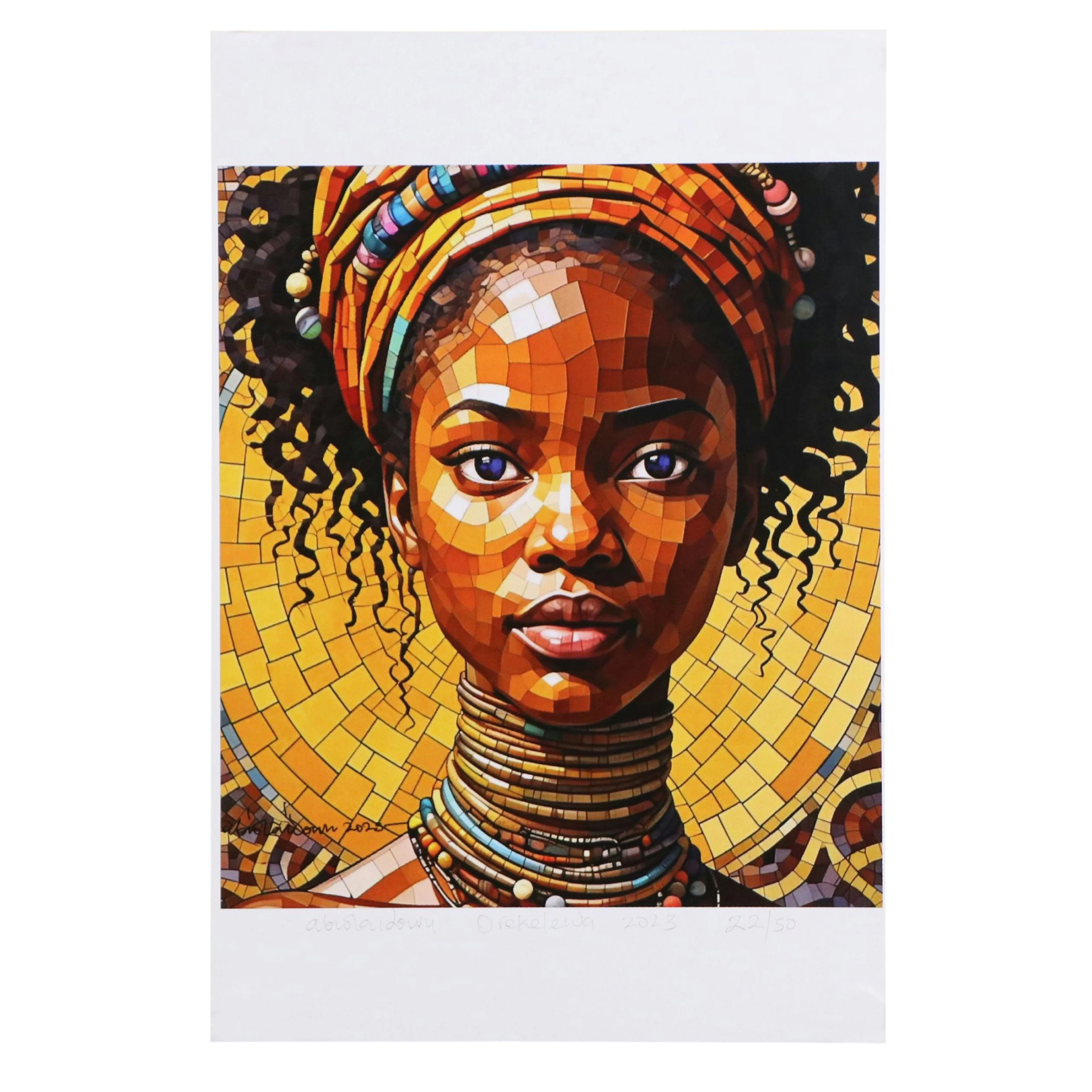 Abiola Idowu Digital Print "Orekelawa," 2023