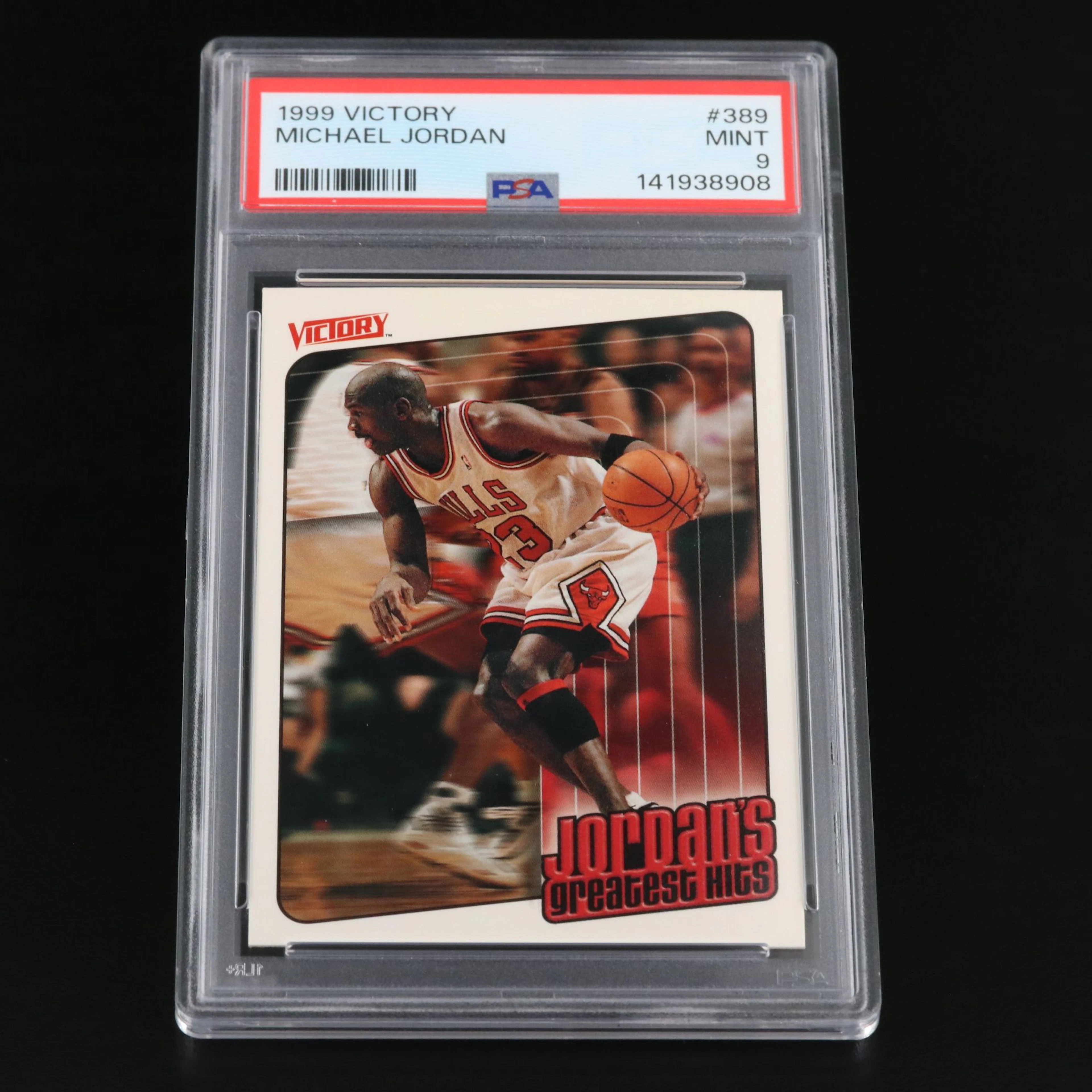1999 Victory Michael Jordan Chicago Bulls Basketball Card Graded PSA 9