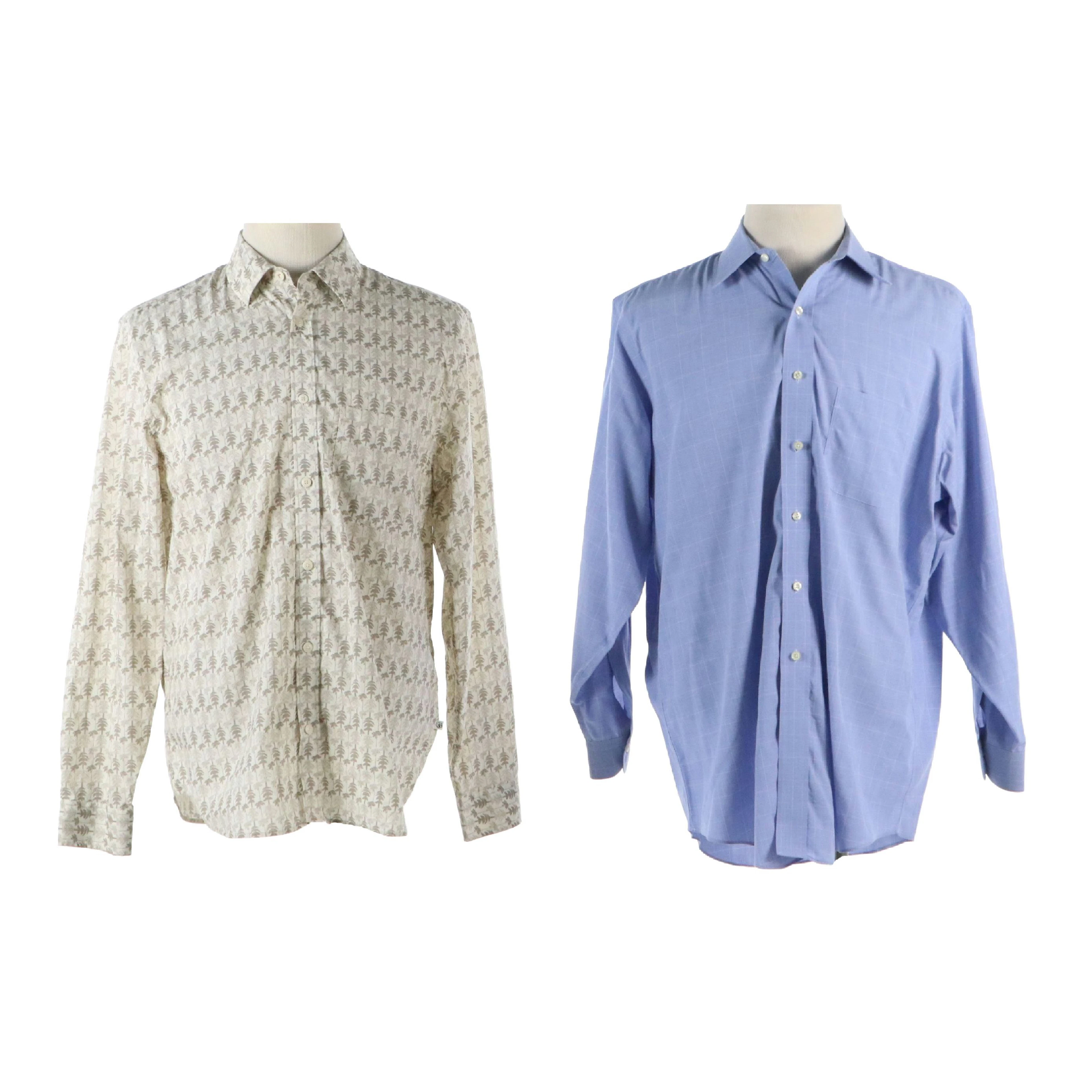 Men's Brooks Brothers and Ted Baker Dress Shirts