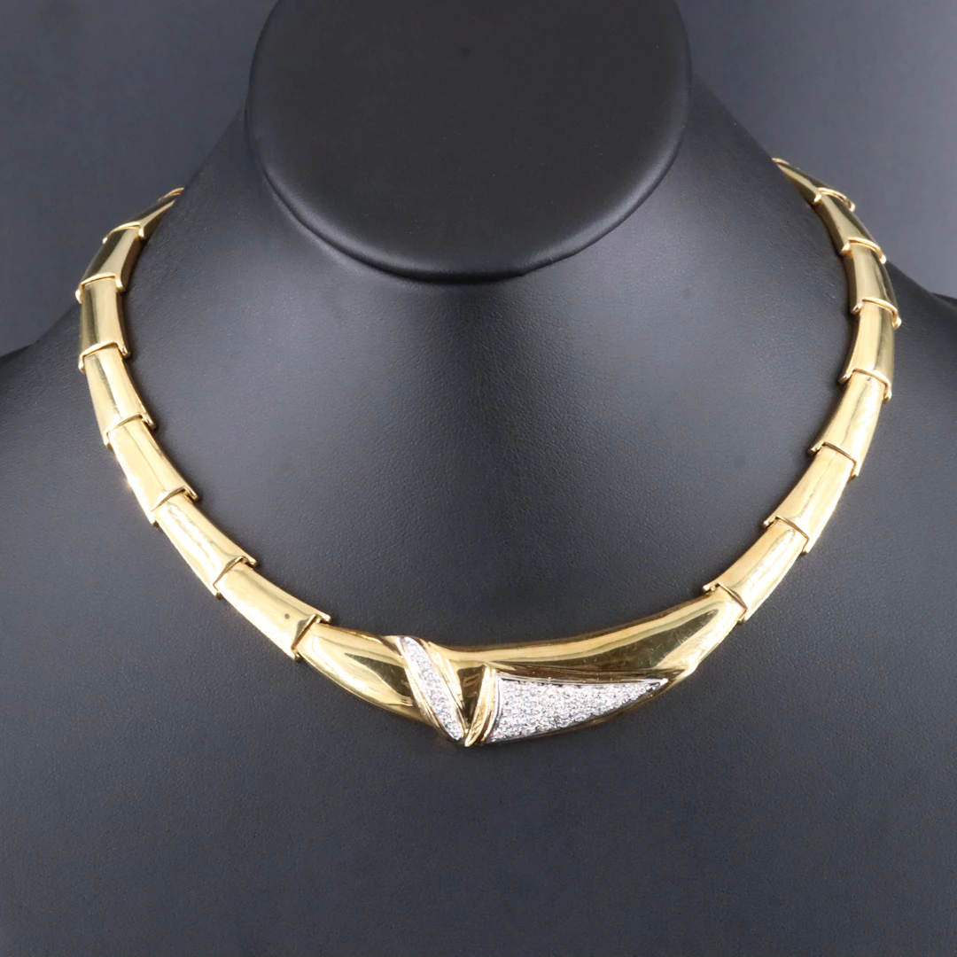 Italian 18K Diamond Necklace