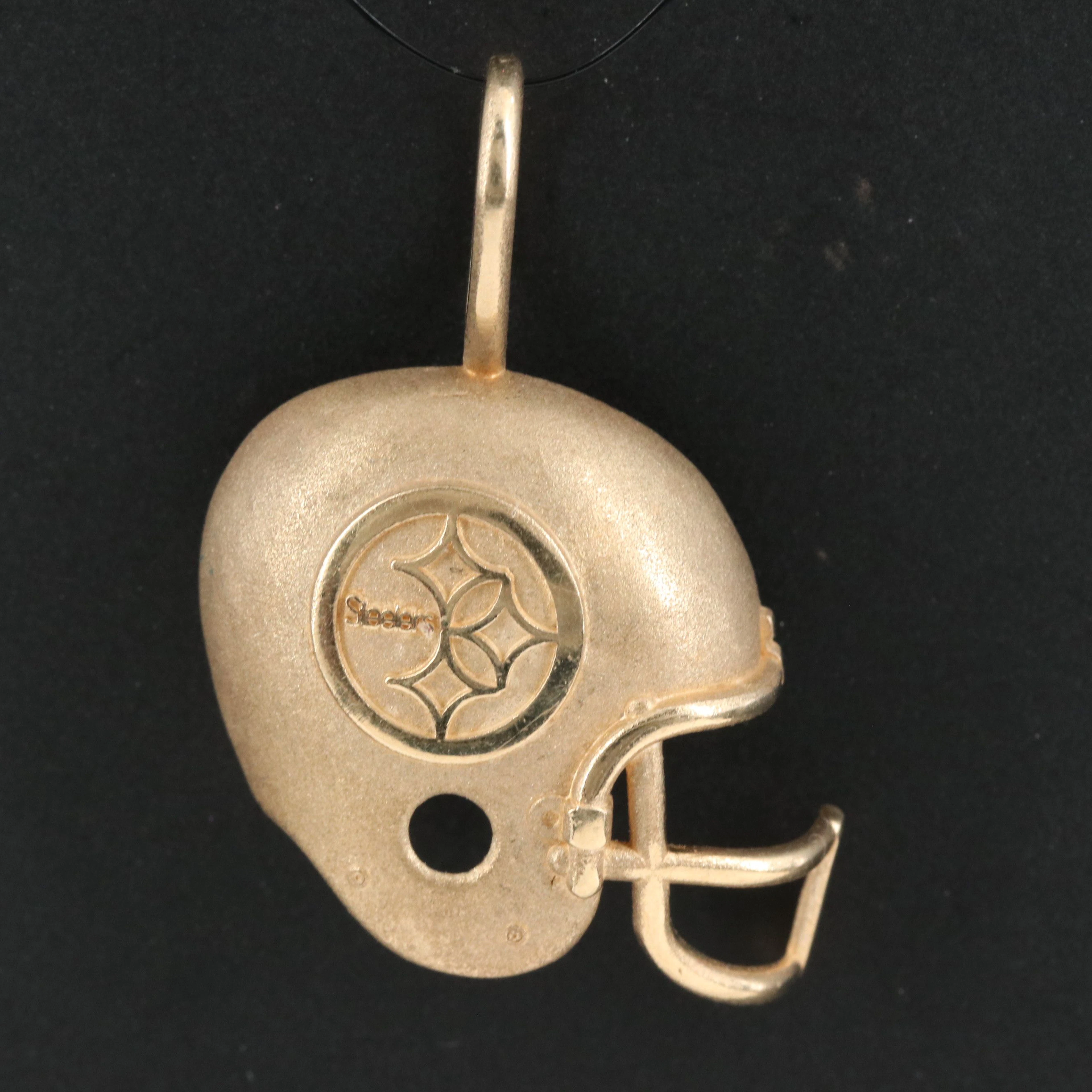 Michael Anthony NFL 14K Pittsburgh Steelers Football Pendant