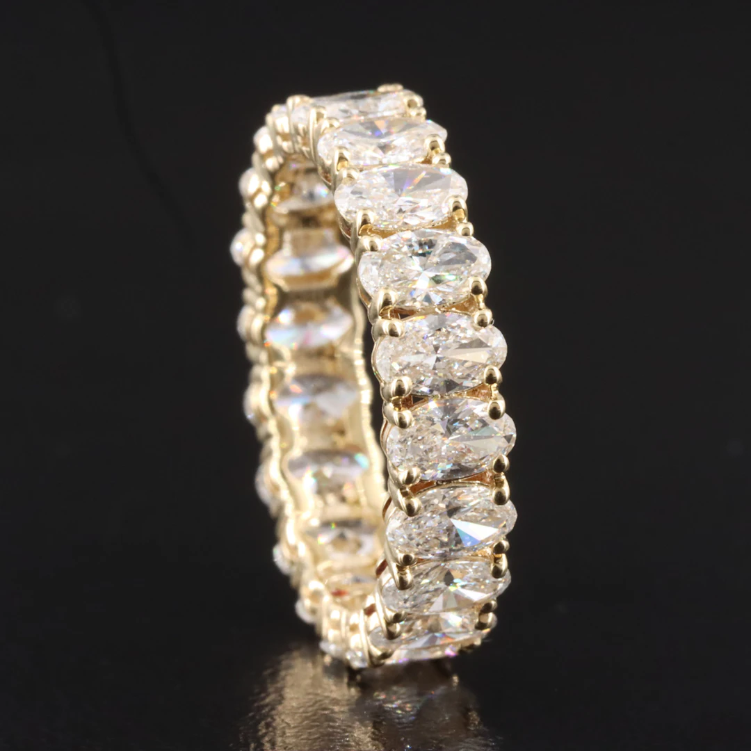 14K 3.46 CTW Lab Grown Diamond Eternity Band