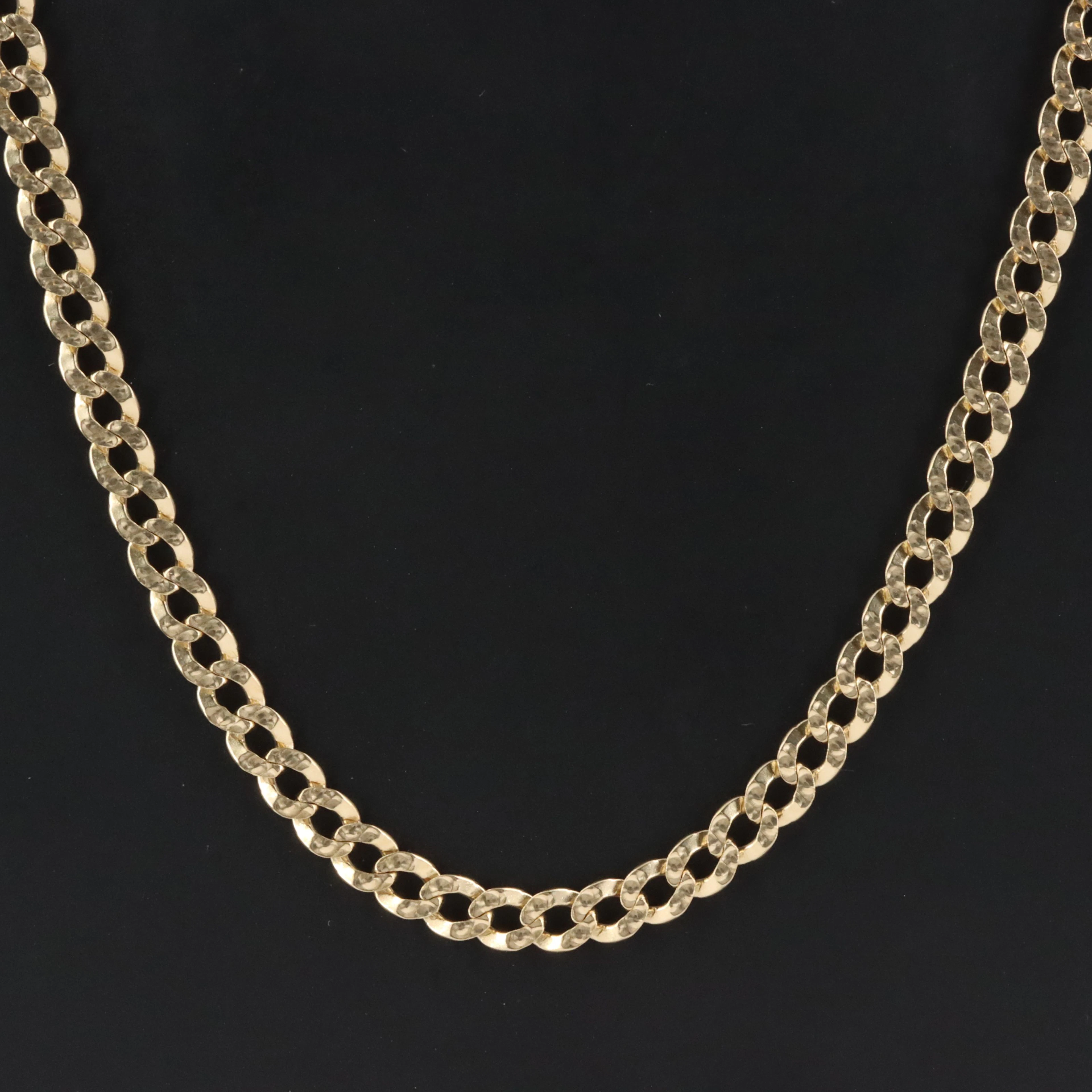 Italian 14K Curb Chain Necklace