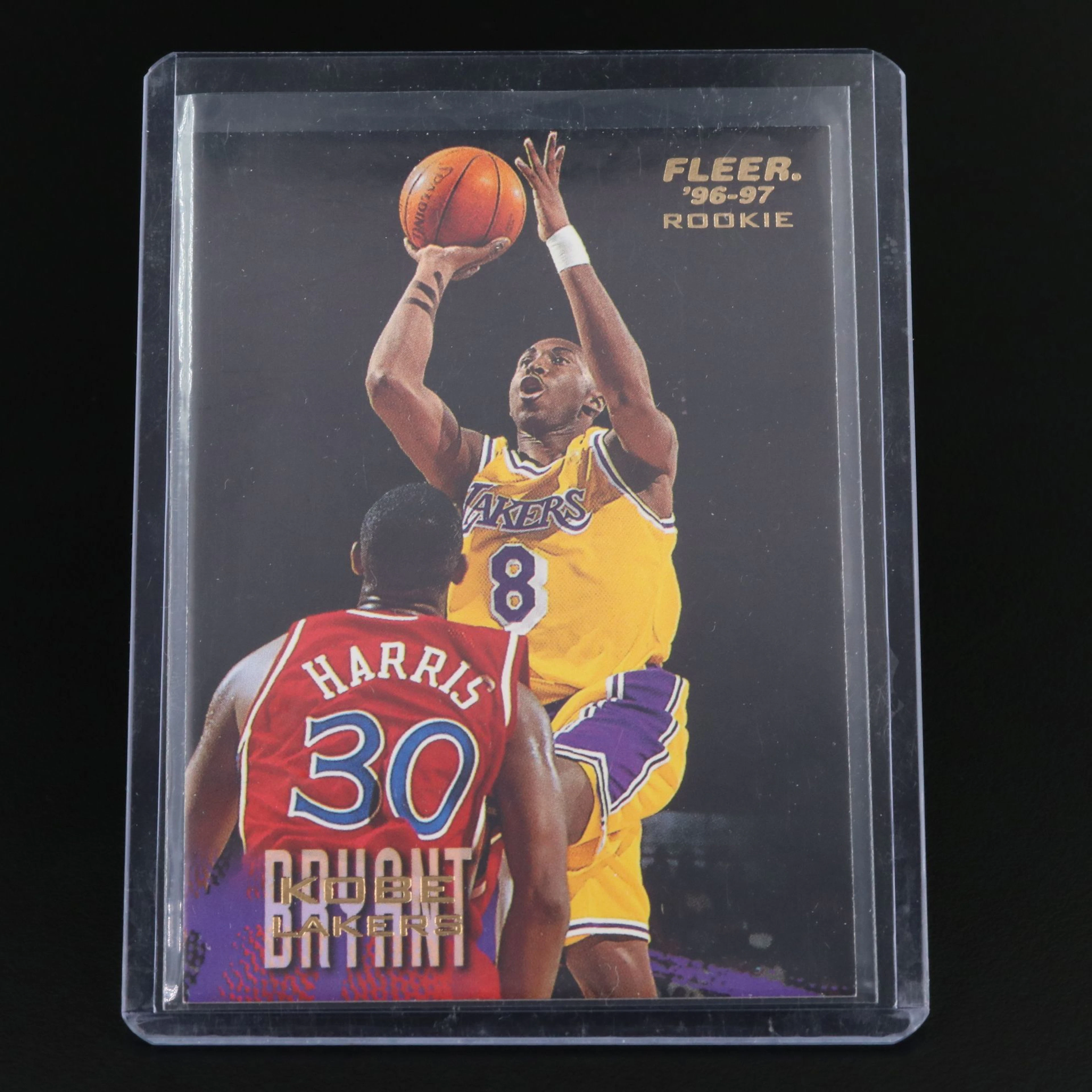 1996-97 Fleer Kobe Bryant Los Angeles Lakers Rookie Basketball Card