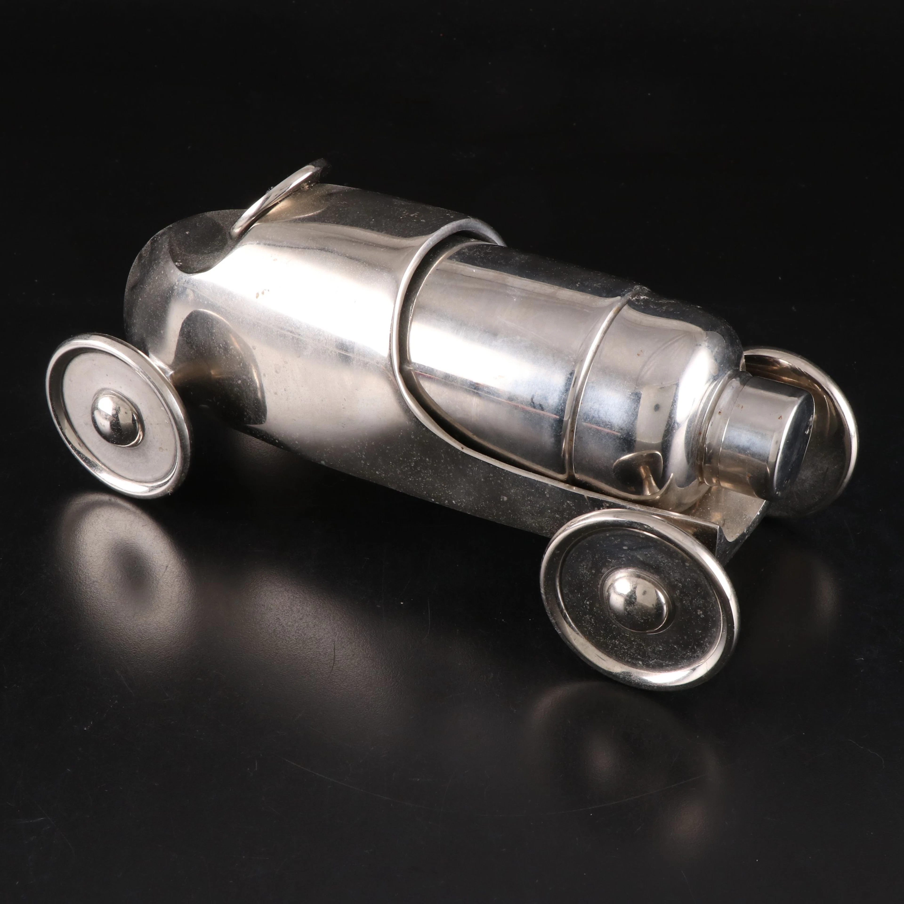 Godinger Art Deco Style Race Car Cocktail Shaker