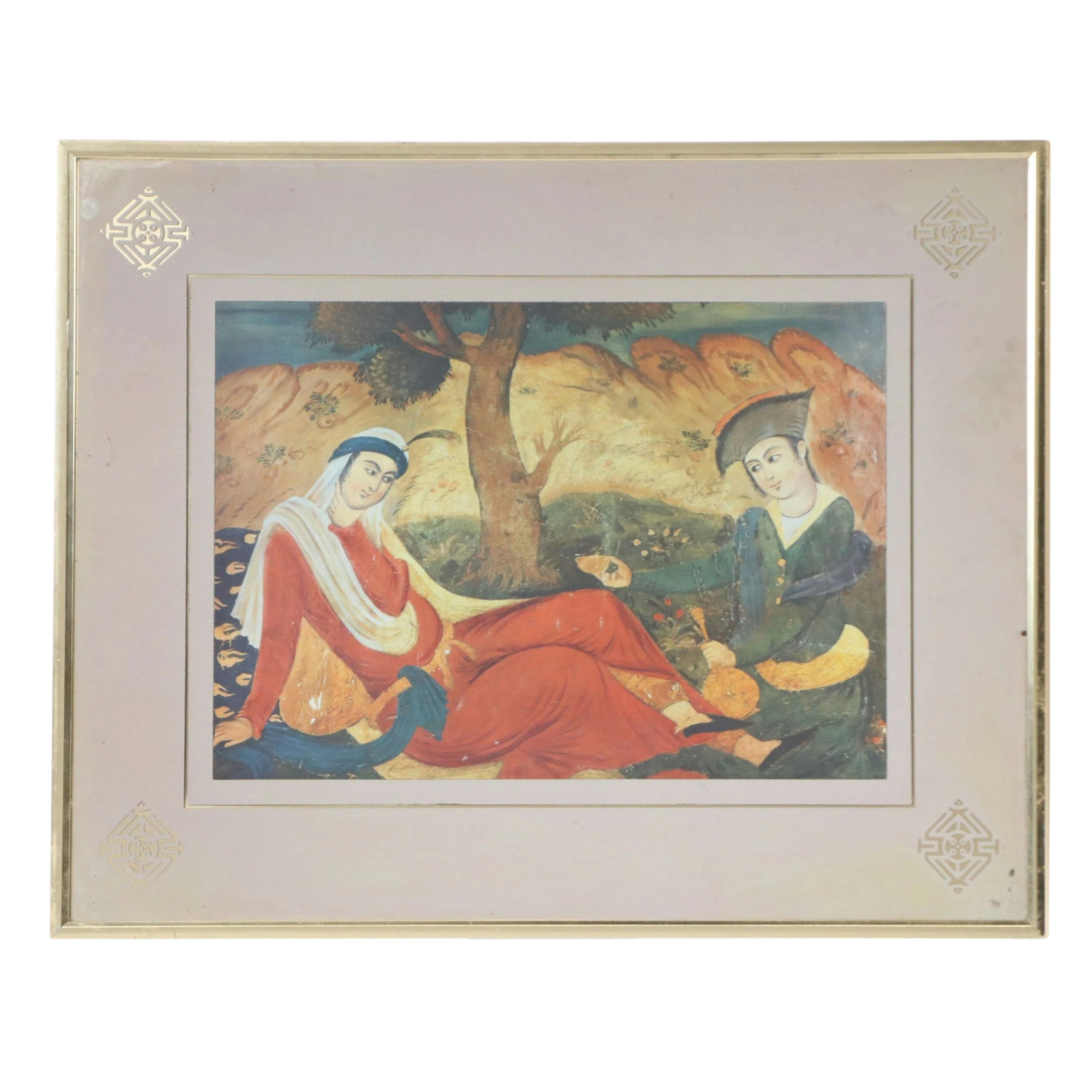 Giclée Print of Persian Mural from Chehel Sotoun, Late 20th to 21st Century