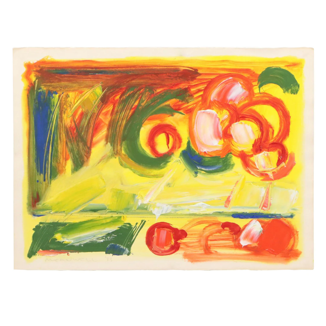 Jack Meanwell Acrylic Painting, 1983