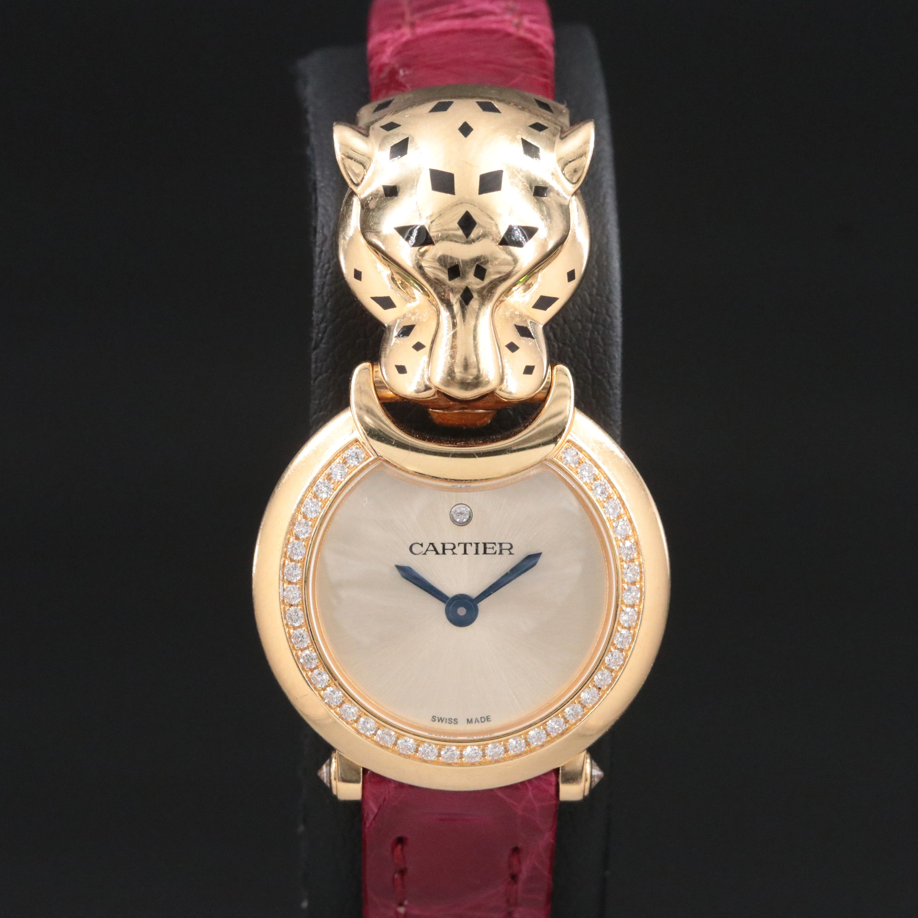 Cartier 18K La Panthère de Cartier Factory Diamond ref.4143 Watch