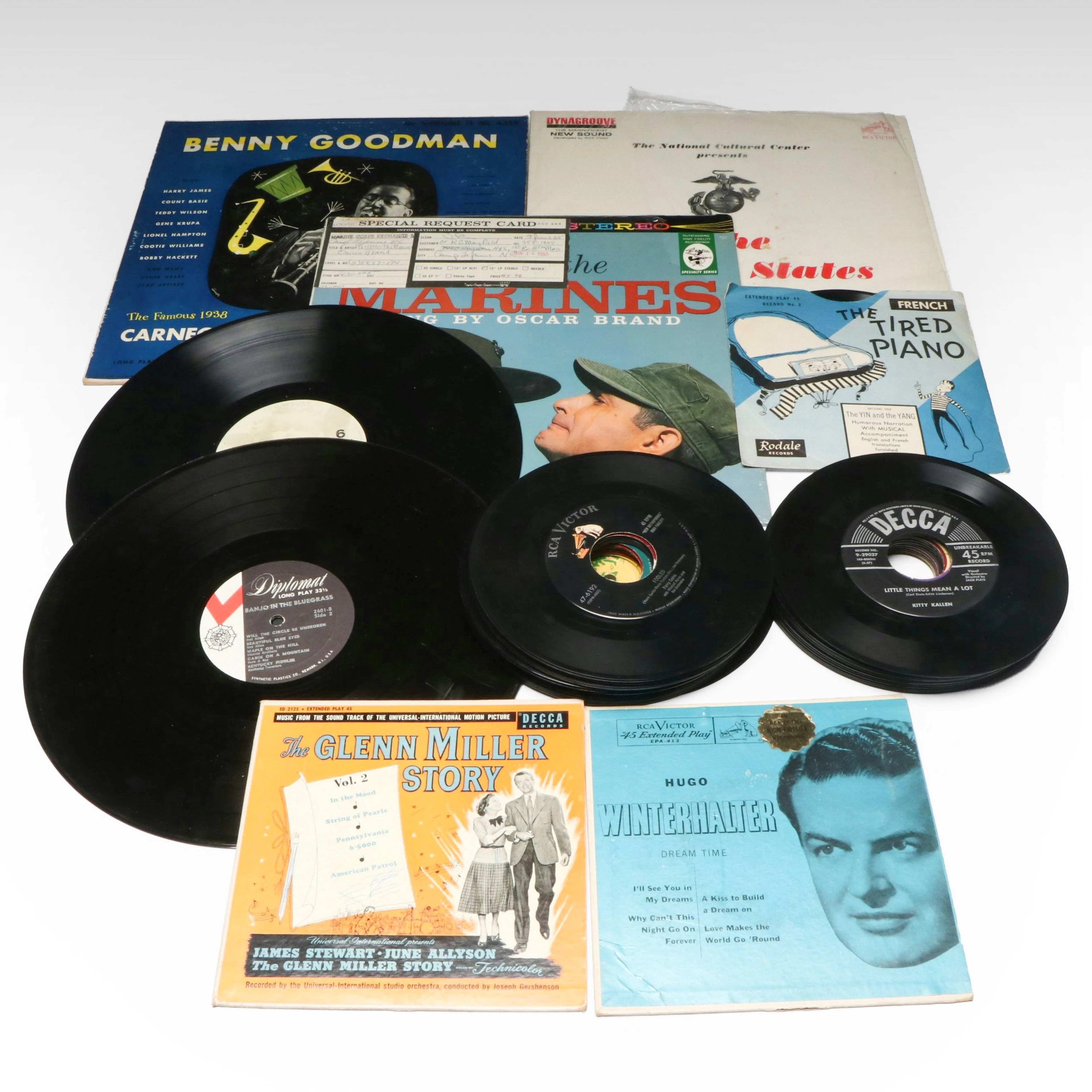 Walt Disney, The Hilltoppers, Duke Ellington and More 7" and 12" Vinyl Records