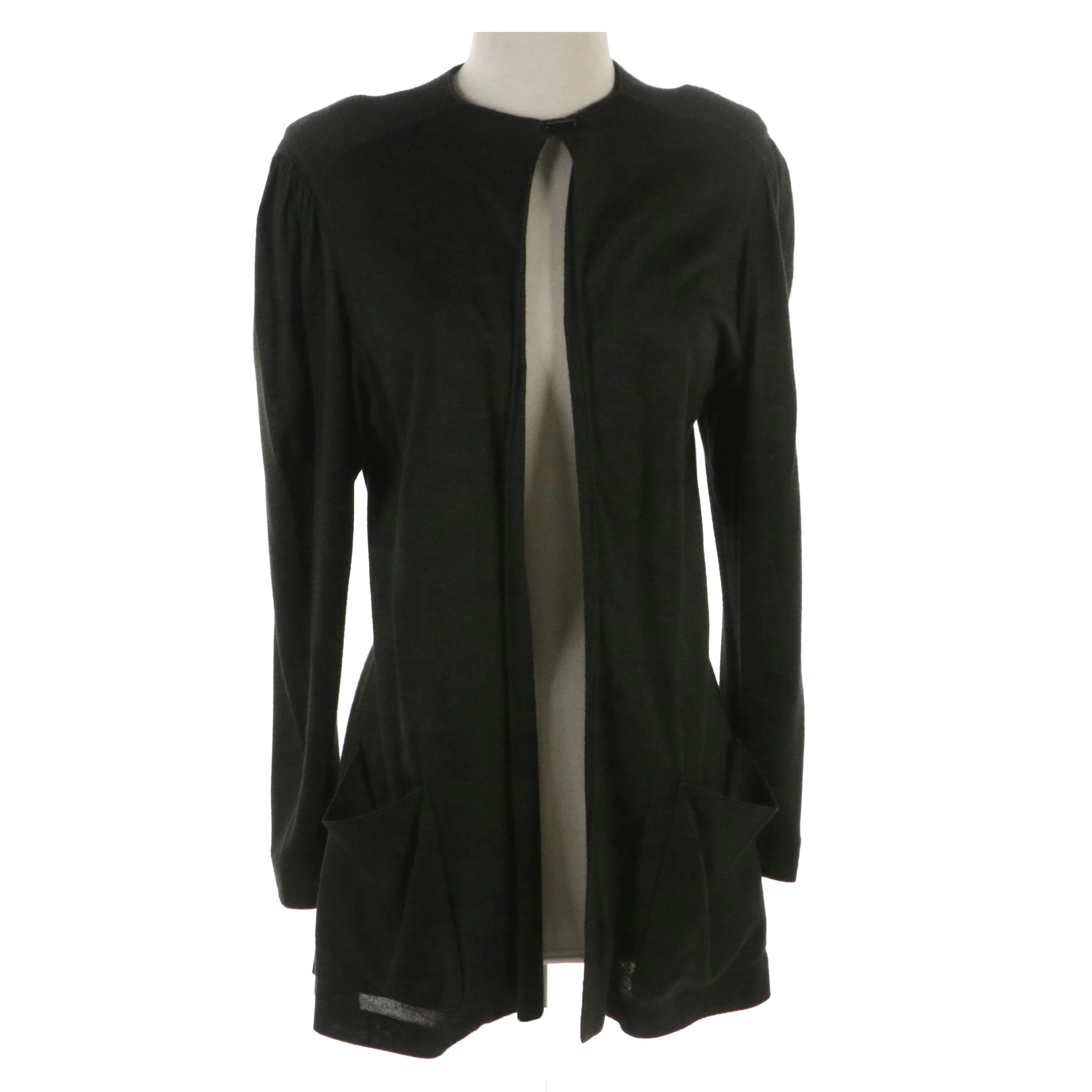 Christian Dior Separates Black Knit Cardigan Jacket from I.Magnin