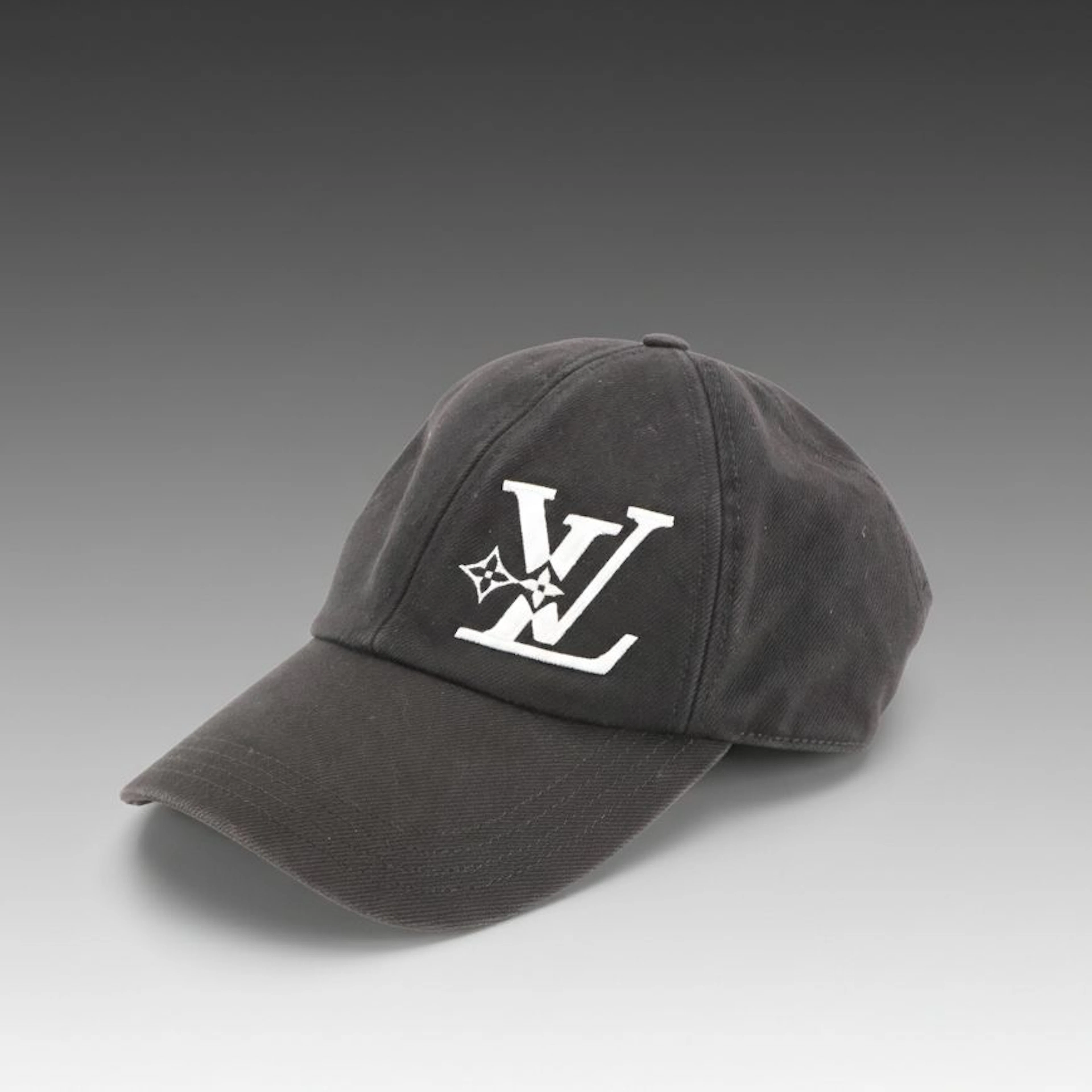 Louis Vuitton LV Smash S00 Baseball Cap in Black Denim