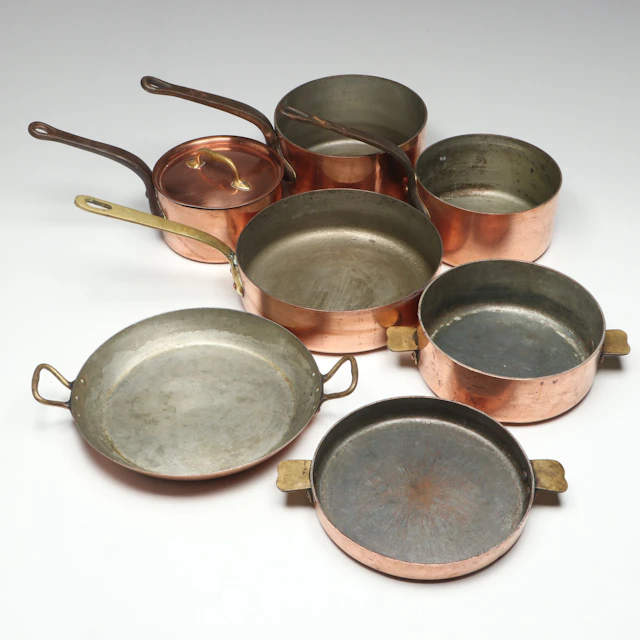 E. Dehillerin, Lamalle and Other French Copper Sauce and Gratin Pans