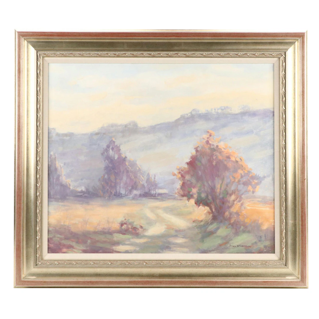 Sybil Hunt Connell Brown County Landscape "Edge of Nashville"