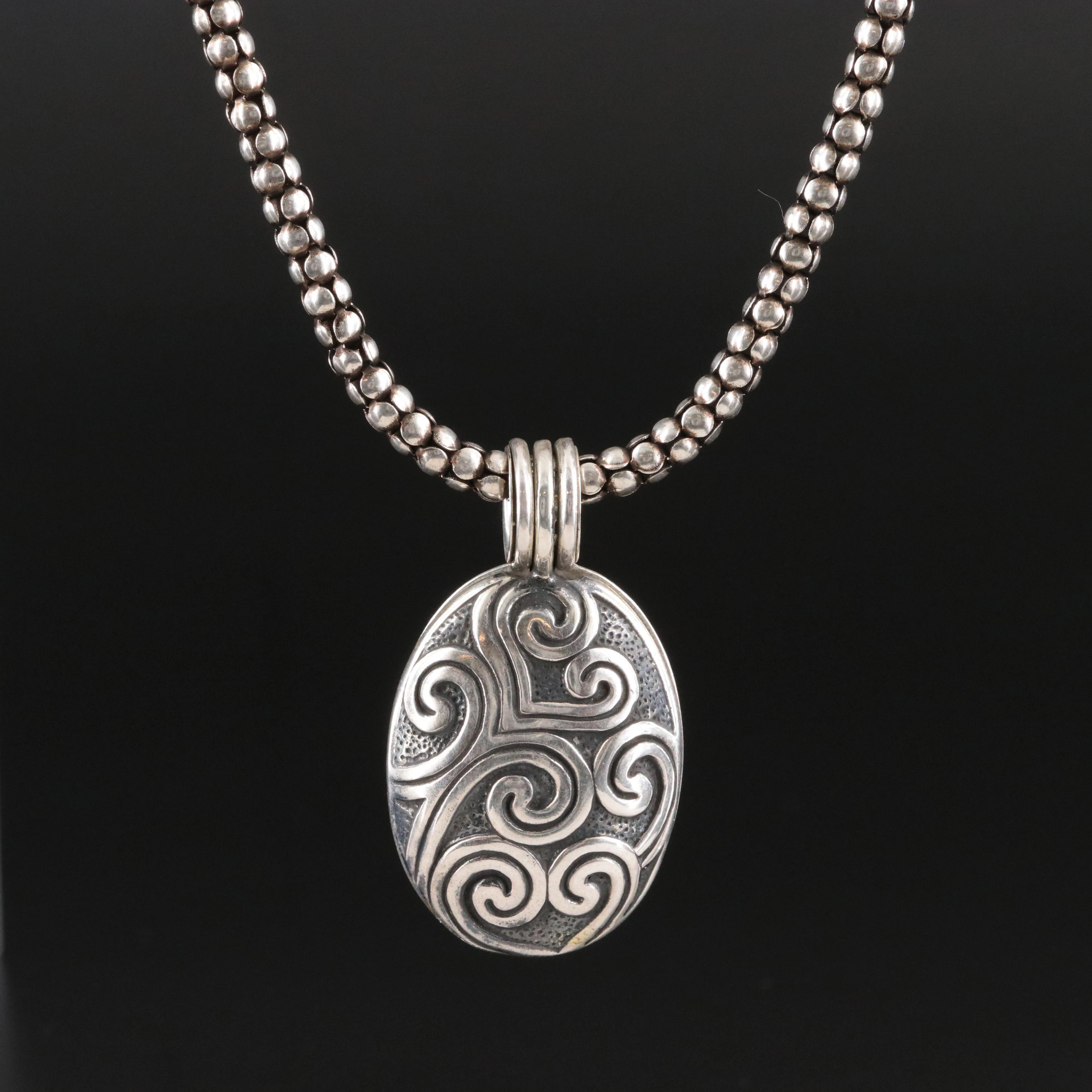 Silpada Sterling Locket Necklace