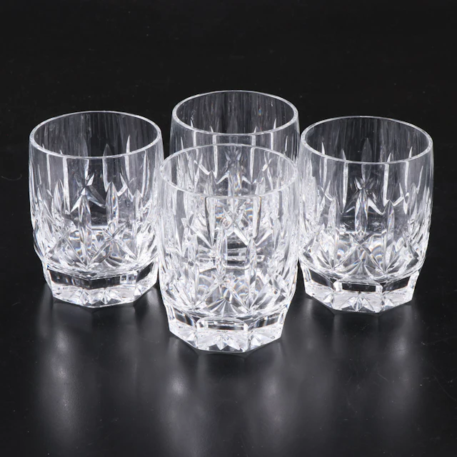 Waterford "Westhampton" Crystal Double Old Fashioned Glasses