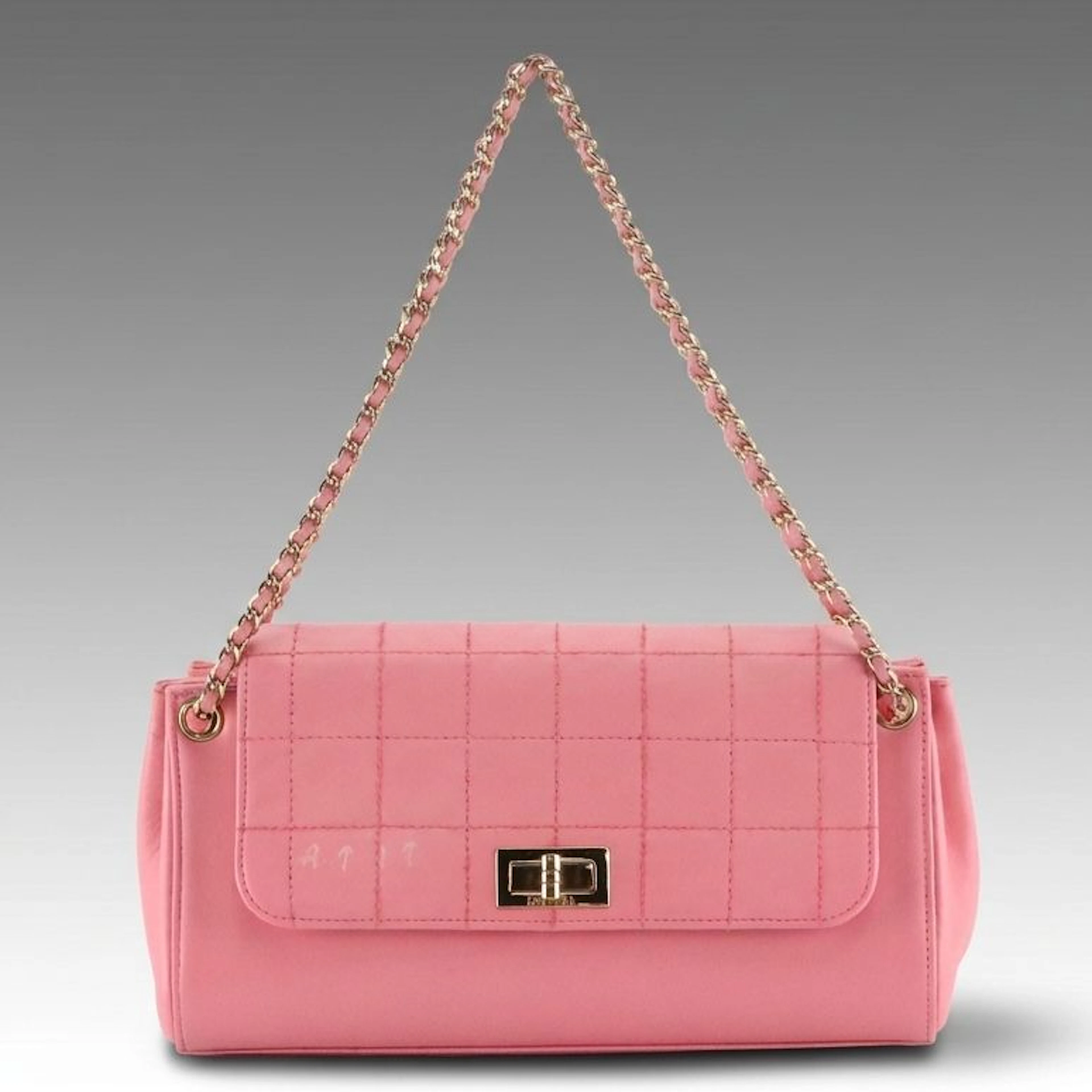 Chanel 2.55 Reissue Flap Chain Bag in Pink Calfskin with Quilted Detail