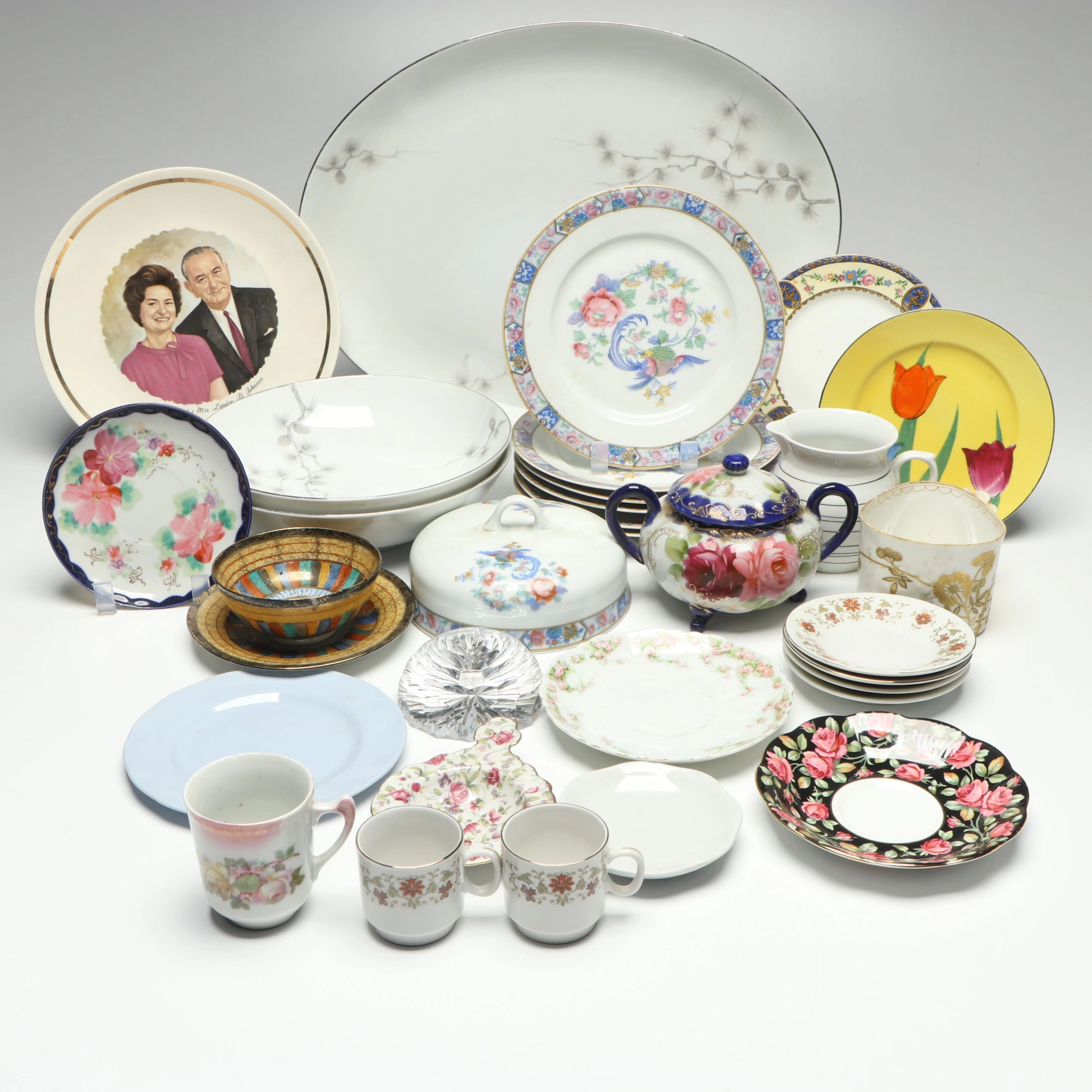 Royal Albert, Nippon, Mikasa with Other Plates, Cups, Creamer and More