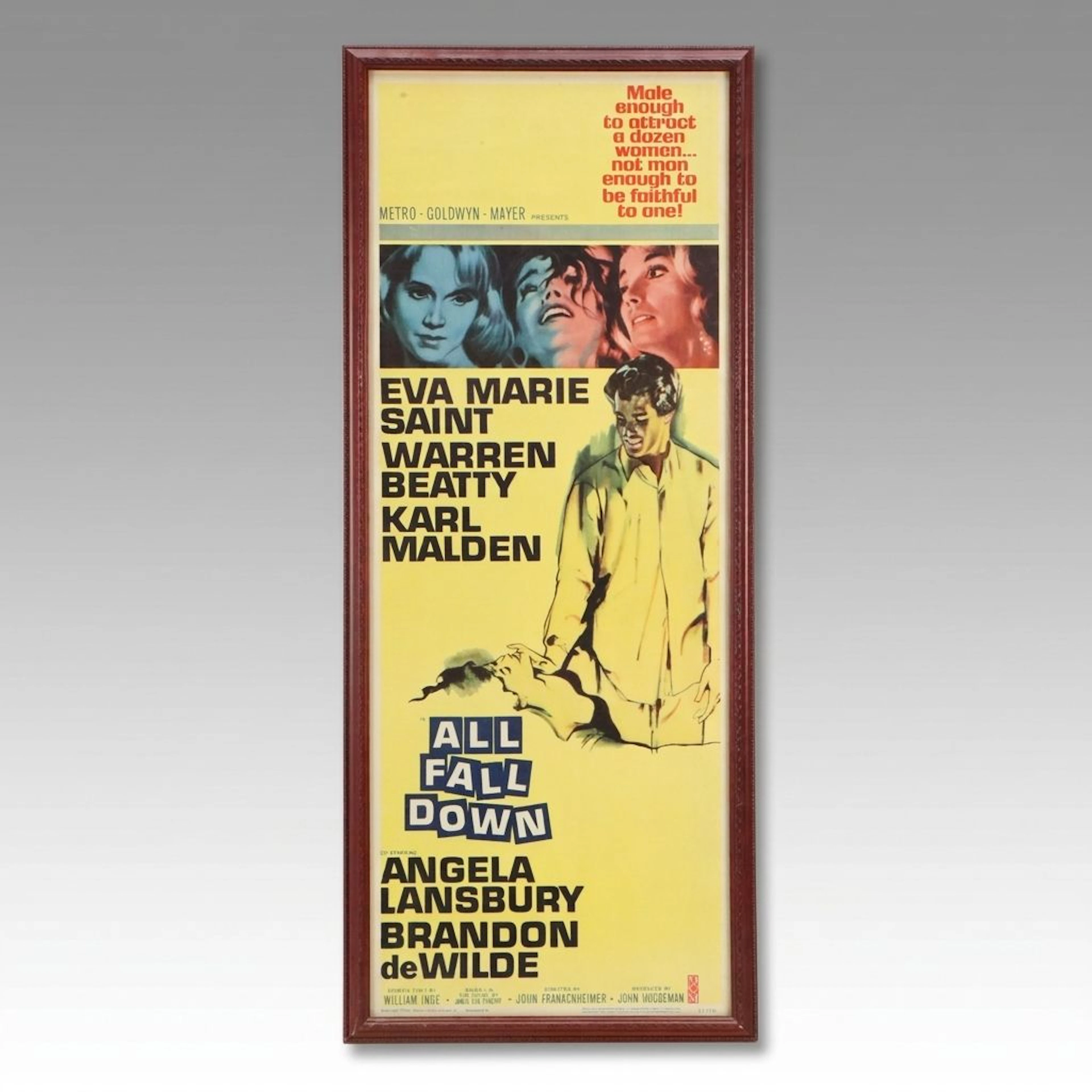 "All Fall Down" Movie Poster, 1962