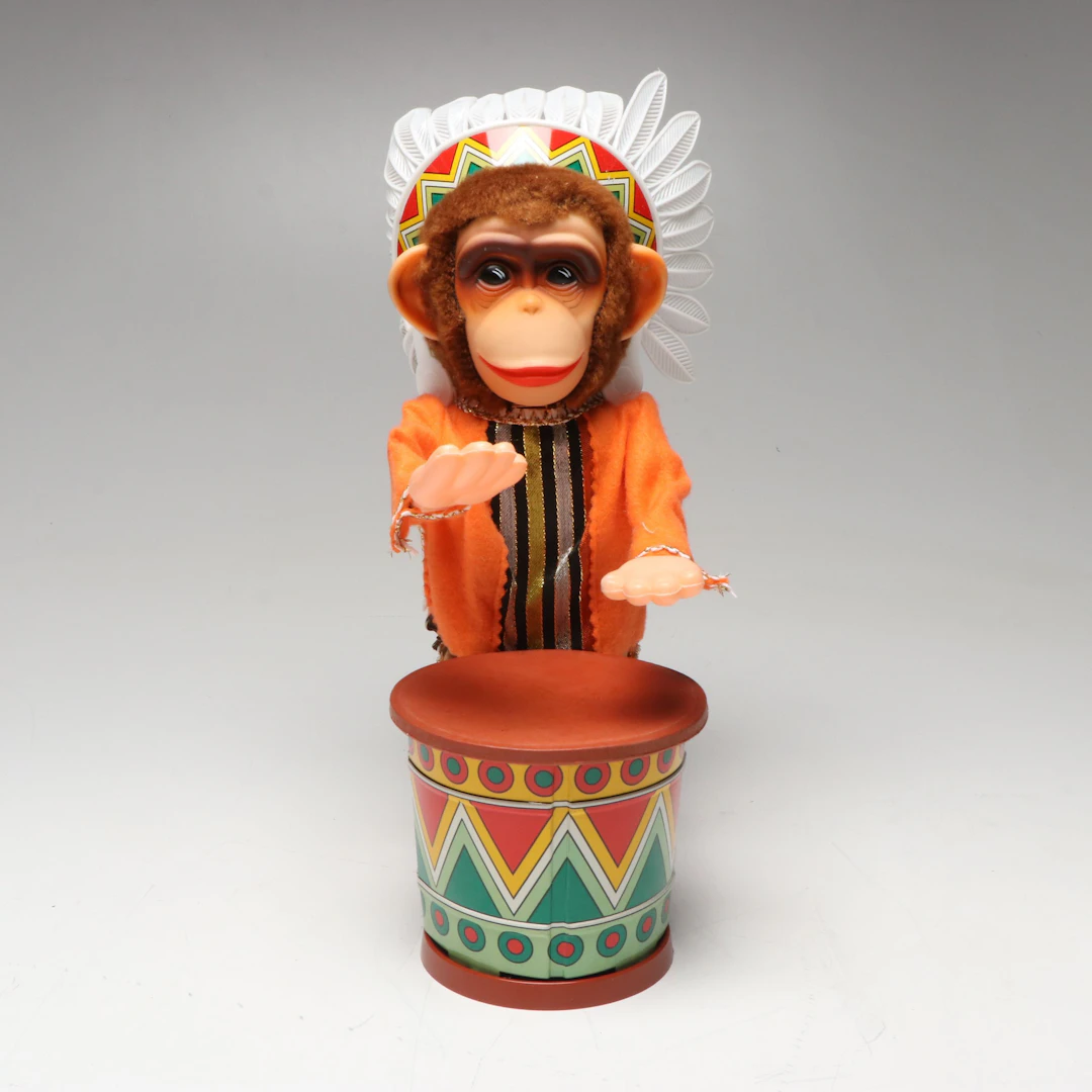 Alps Japanese "Big John The Chimpee Chief" Battery Operated Toy