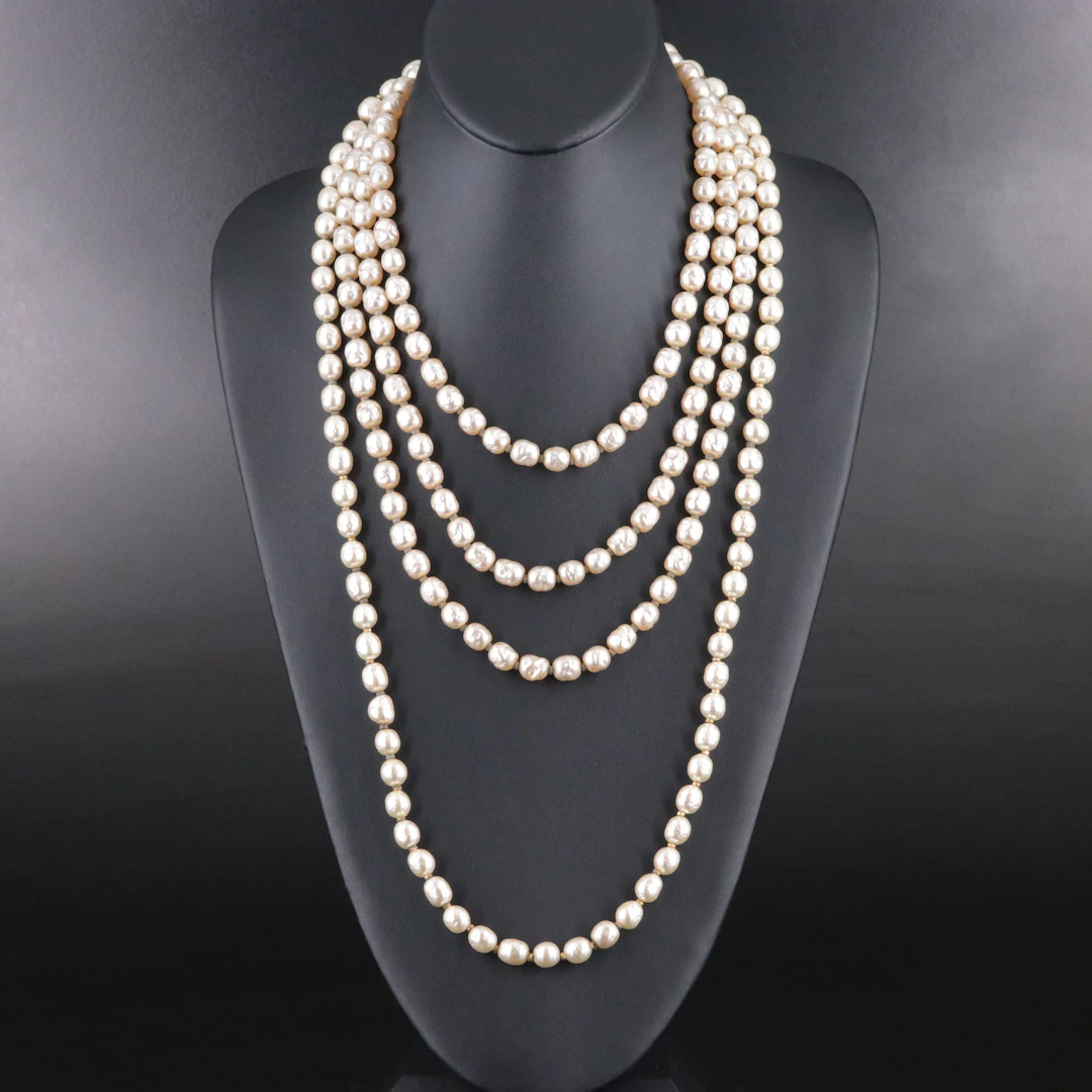 Vintage Miriam Haskell Necklaces Including 1970s
