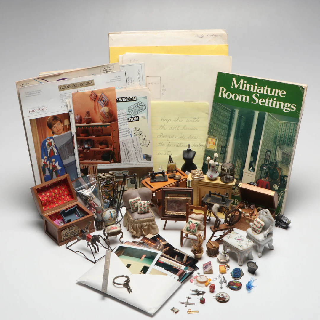 Side Chairs, Chests and More Miniature Furniture, Accessories and References