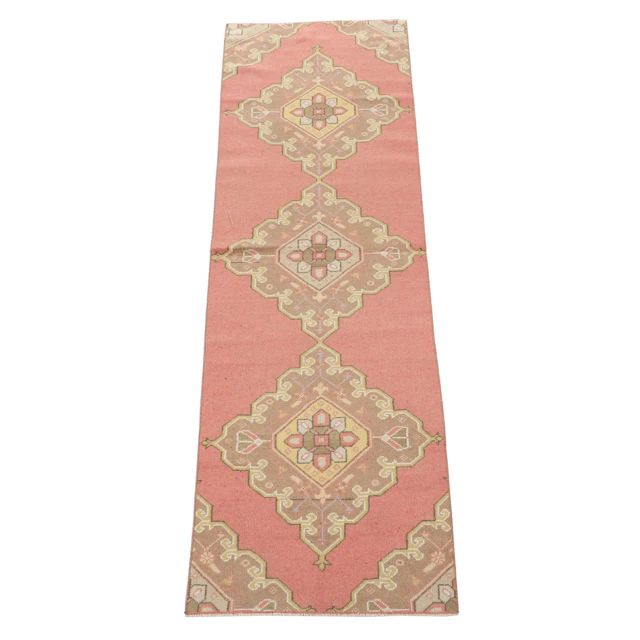 2'9 x 9'8 Hand-Knotted Turkish Taşpınar Carpet Runner