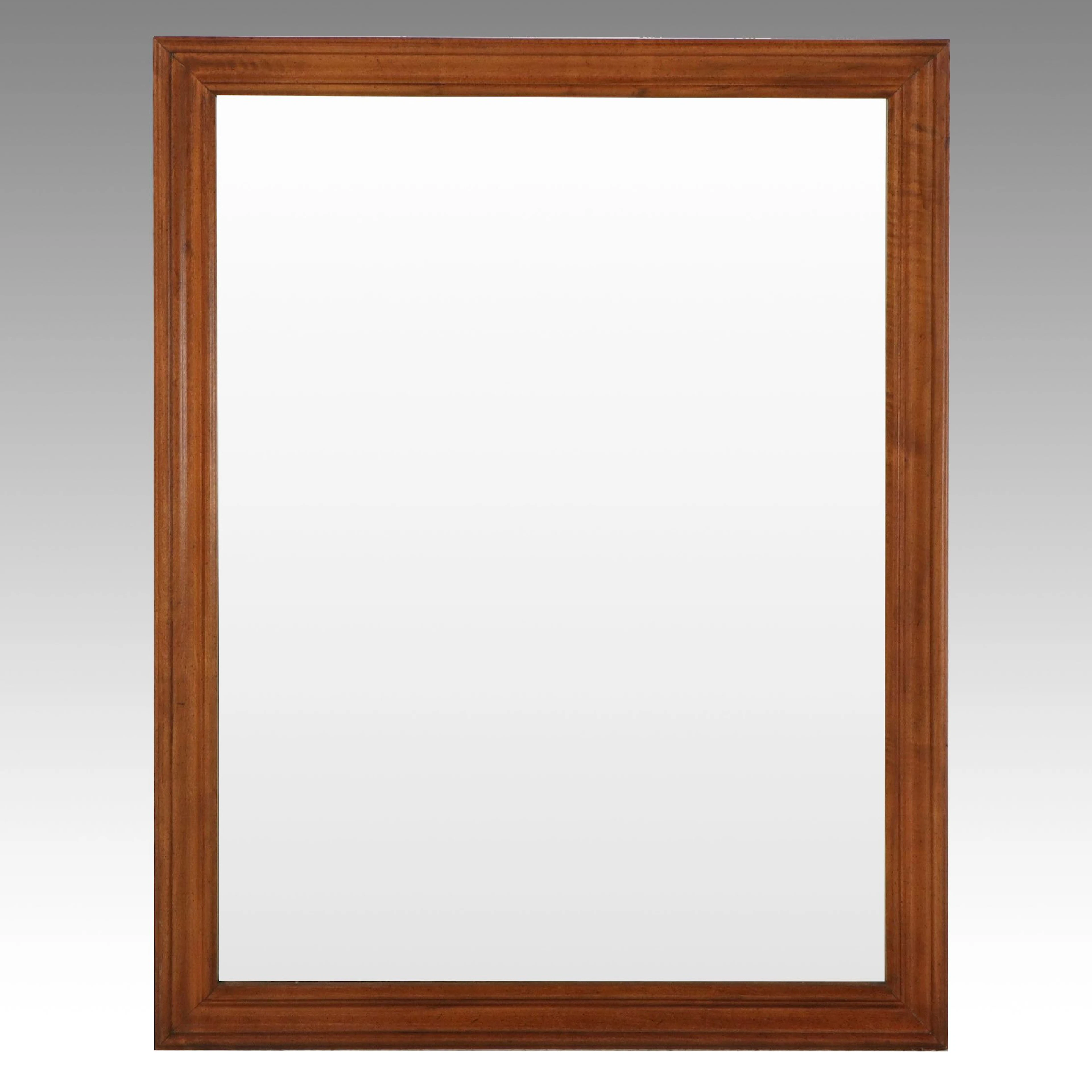 Mediterranean Style Wooden Frame Wall Mirror