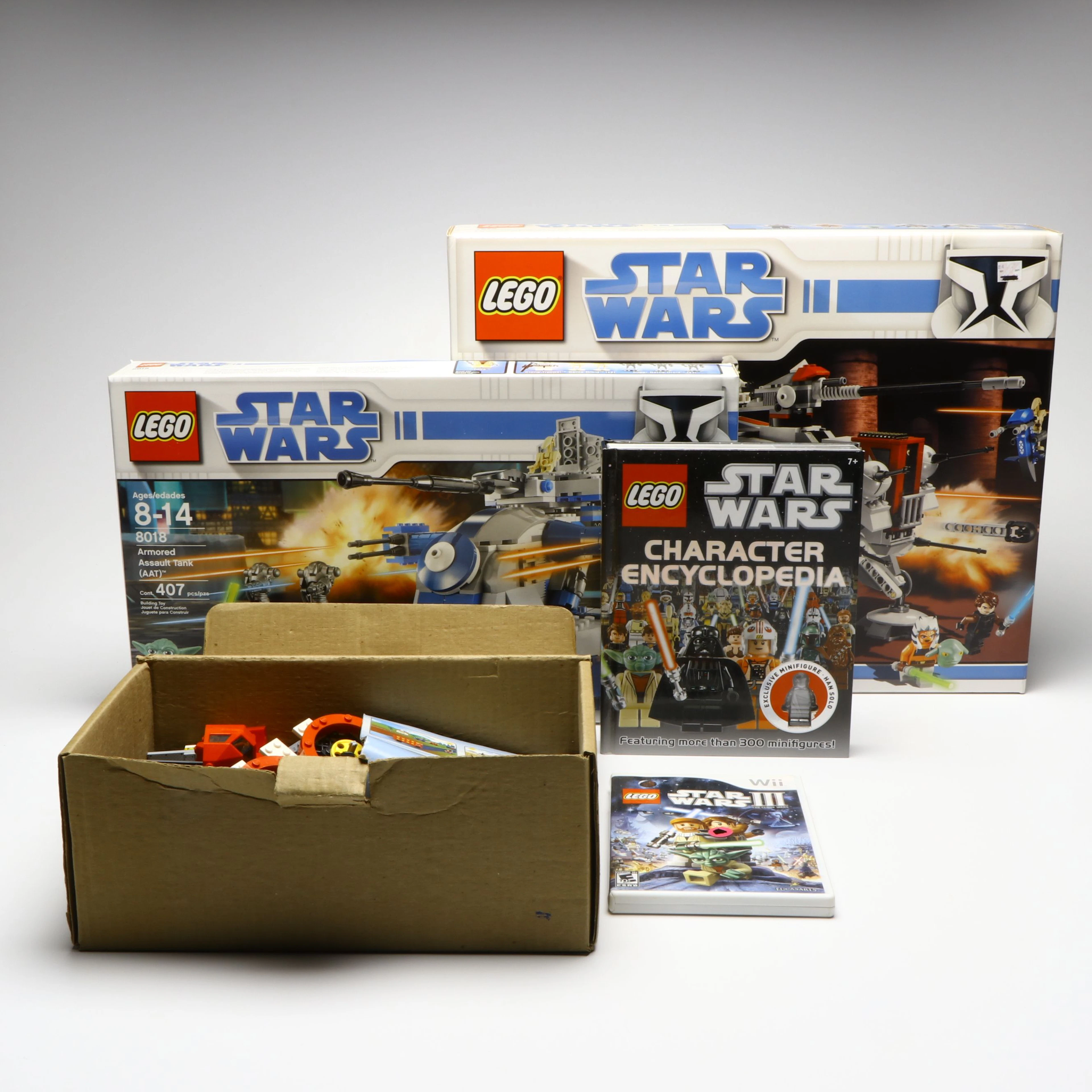 "Star Wars III: Clone Wars" Nintendo Wii Video Game and More Toys